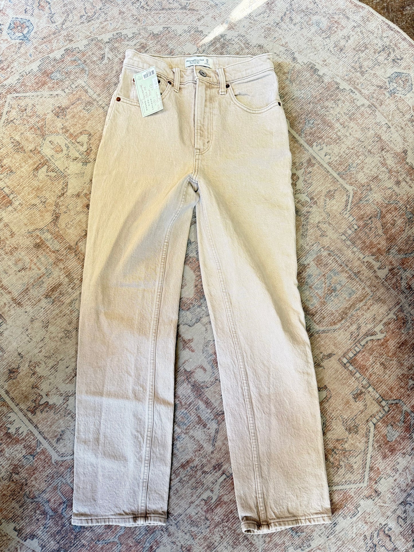 Abercrombie ‘90s Straight Ultra HR Jeans (25x28)