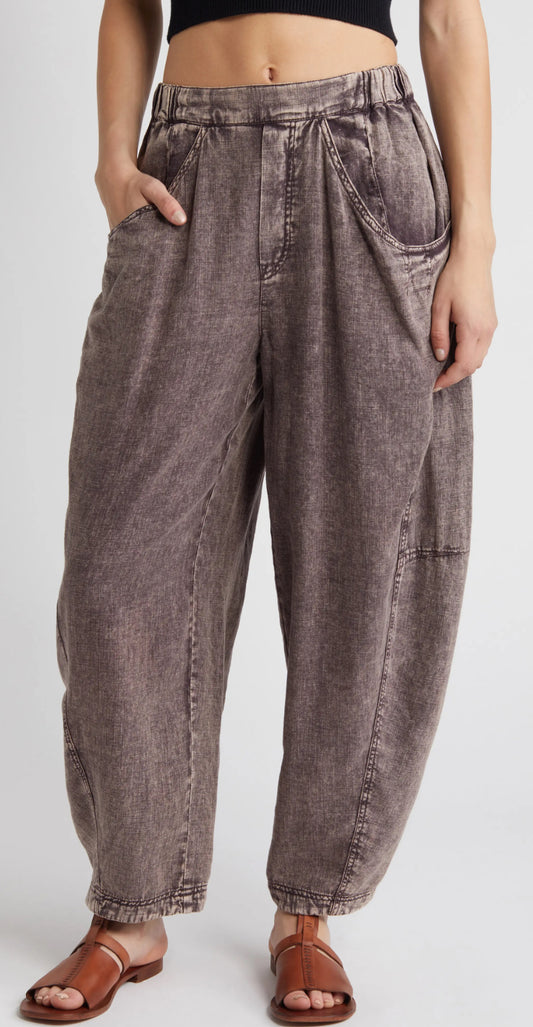 Free People High Road Barrel MR Pant 27” (XS)