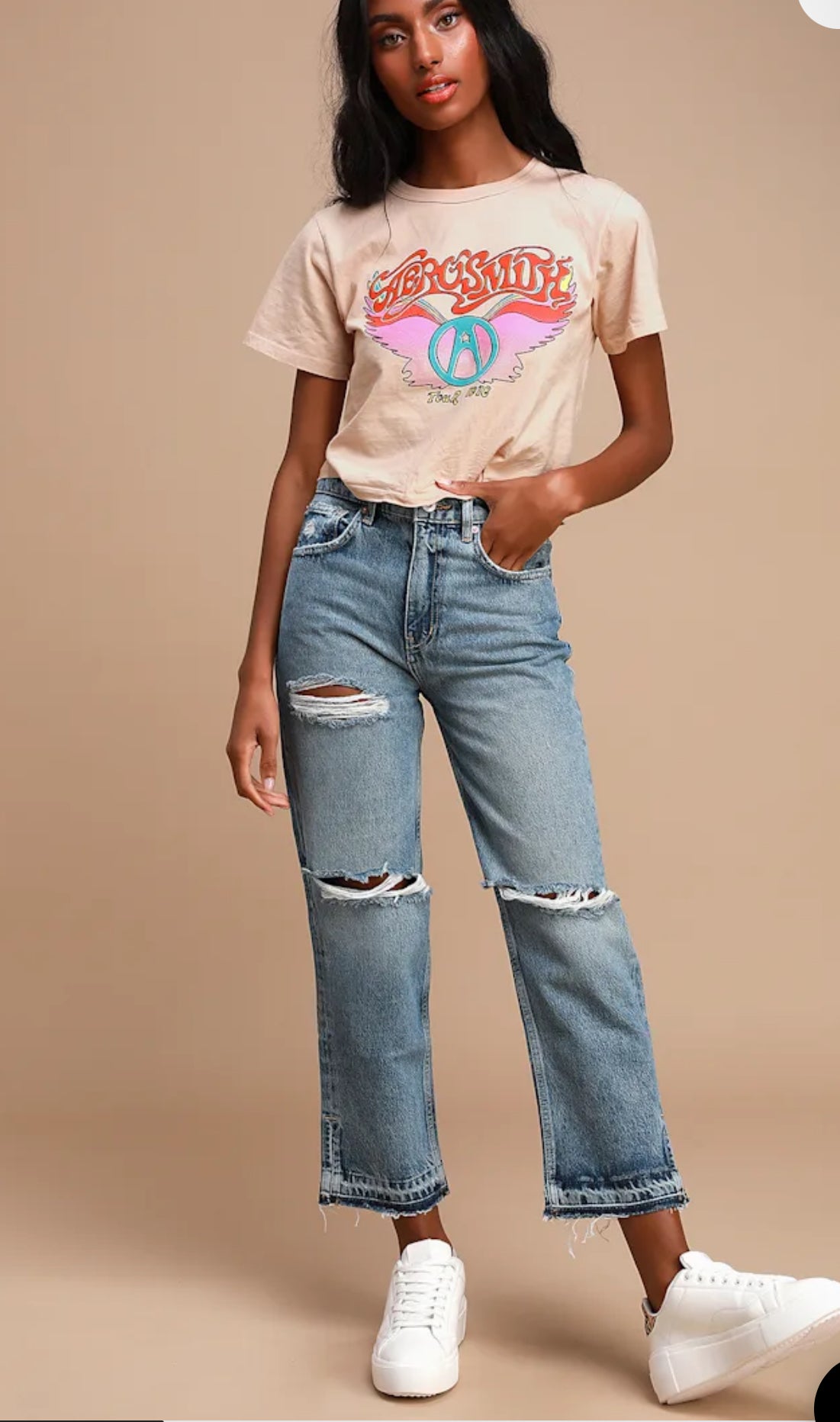 Free People Lita Straight HR Jeans (28x26)