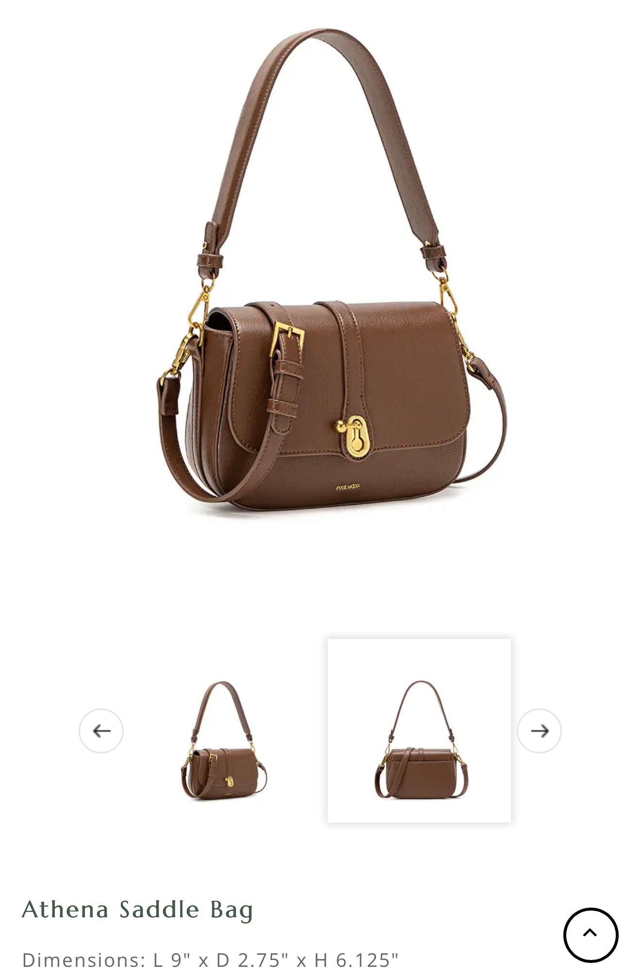 Pixie Mood Athena Saddle Bag Crossbody