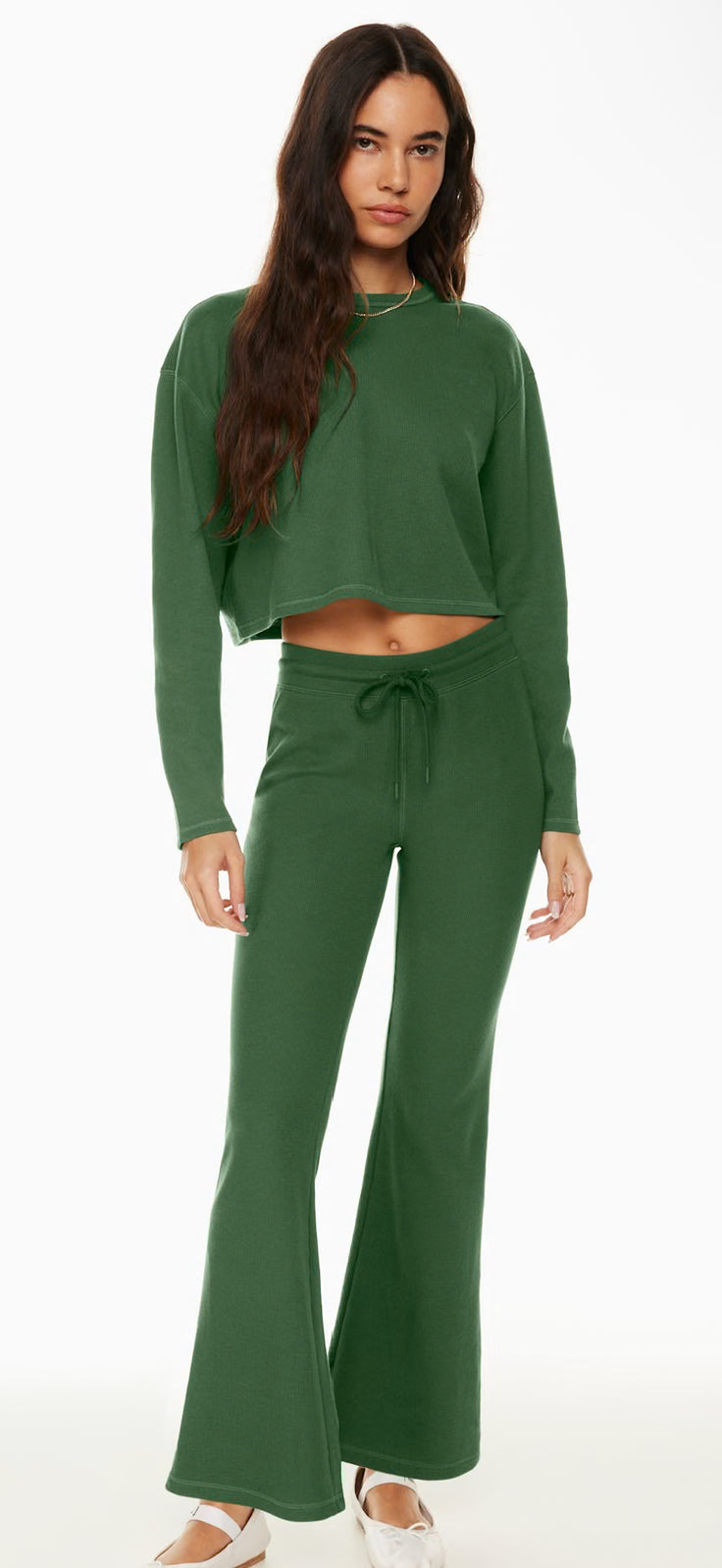 Aritzia Sunday Best Baby Waffle Longsleeve (M)