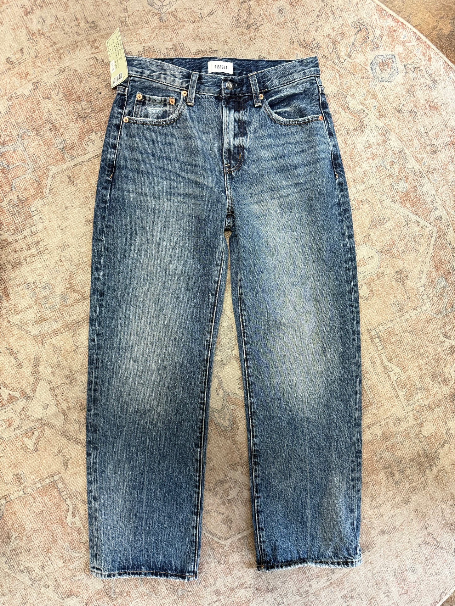 Pistola Lexi Relaxed Straight MR Jeans (26x30)