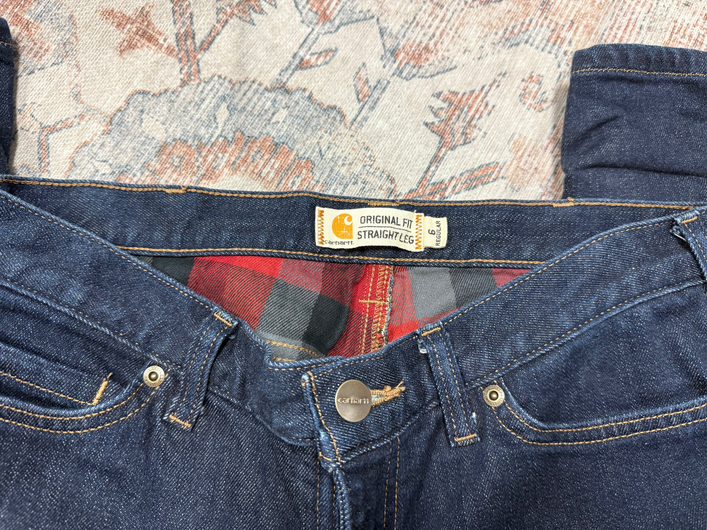 Carhartt Flannel Lined Jeans (6x32)
