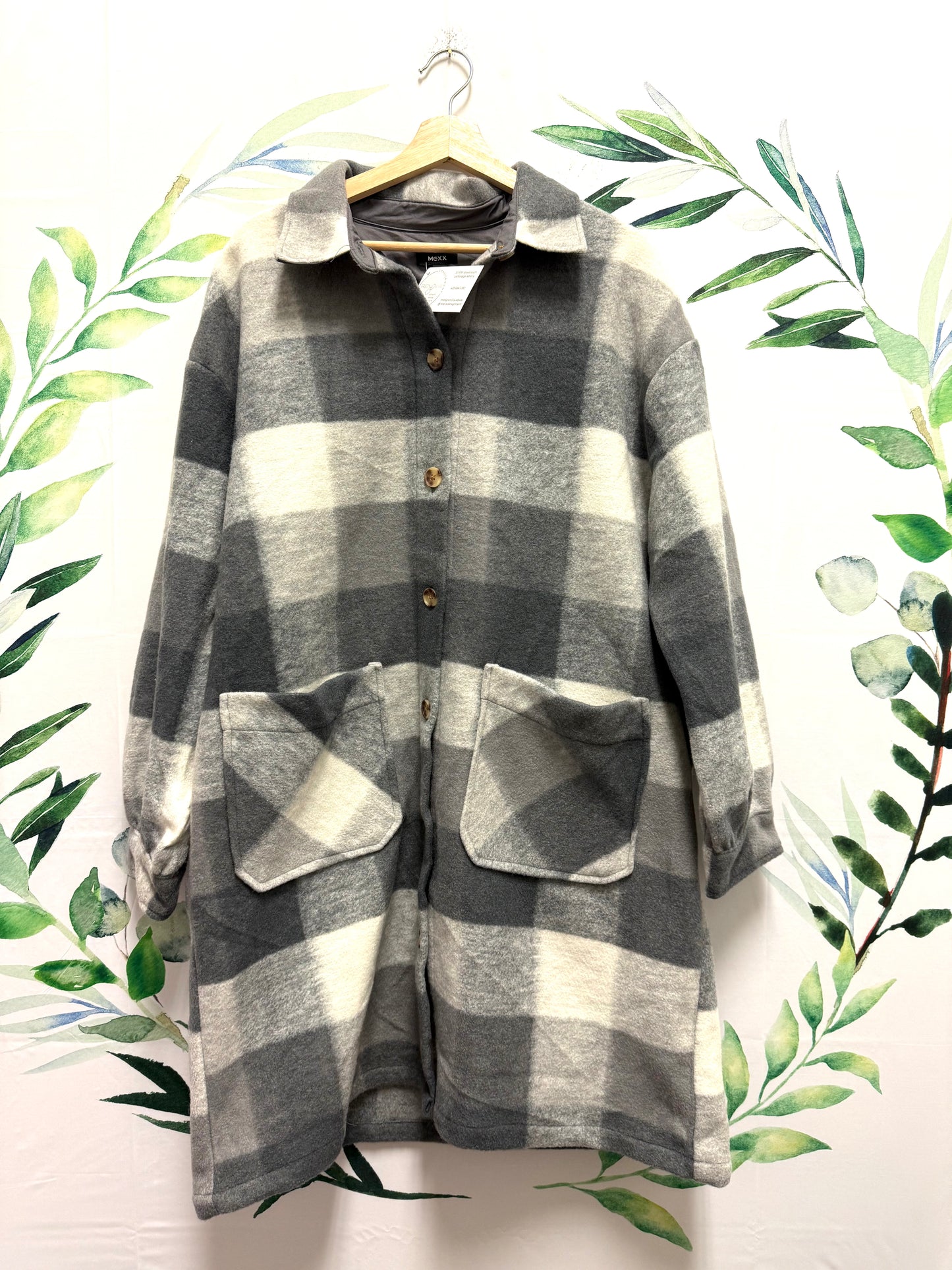 Mexx Long Plaid Shacket (XL)