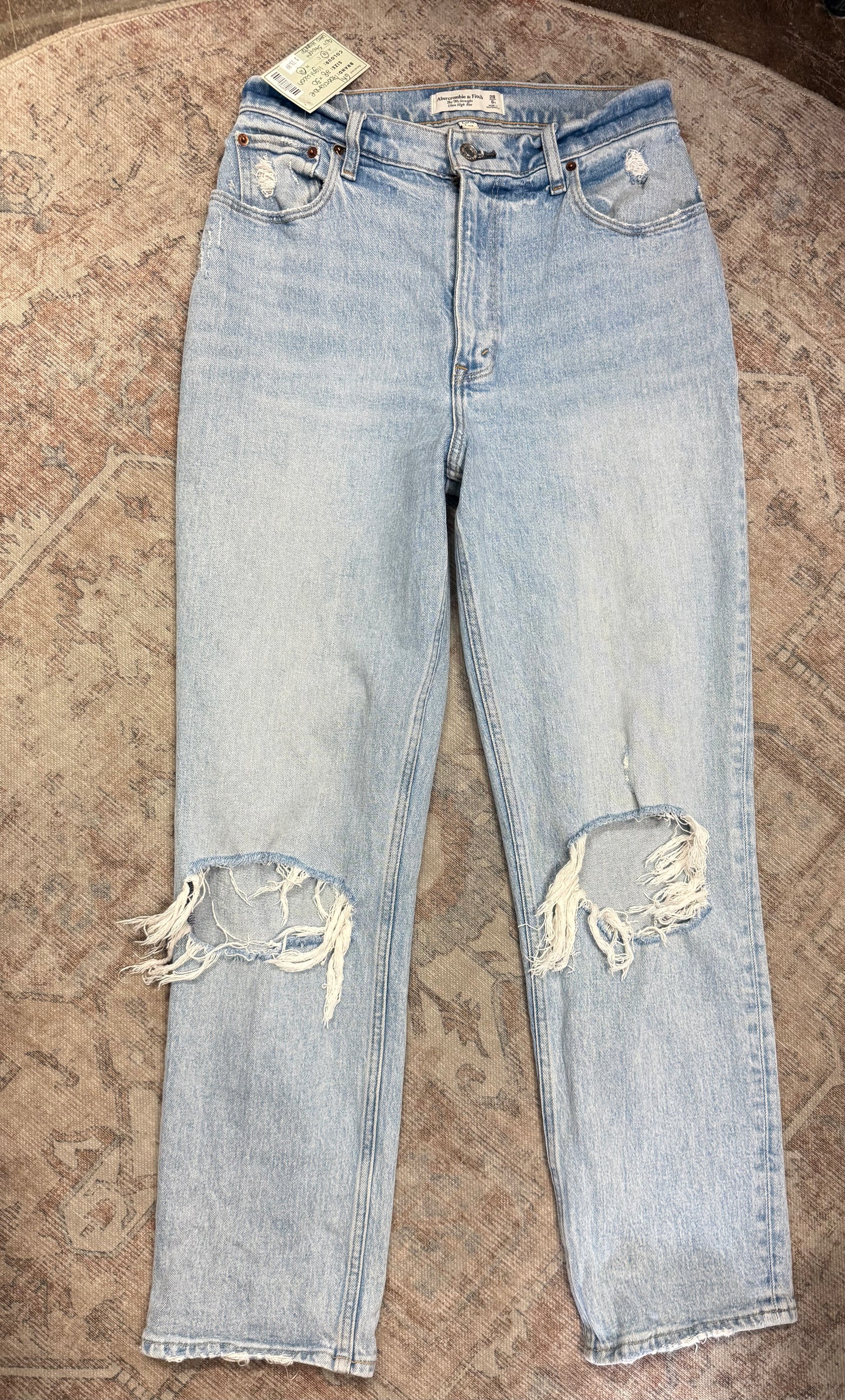 Abercrombie ‘90s Straight Ultra HR Jeans (28x30)