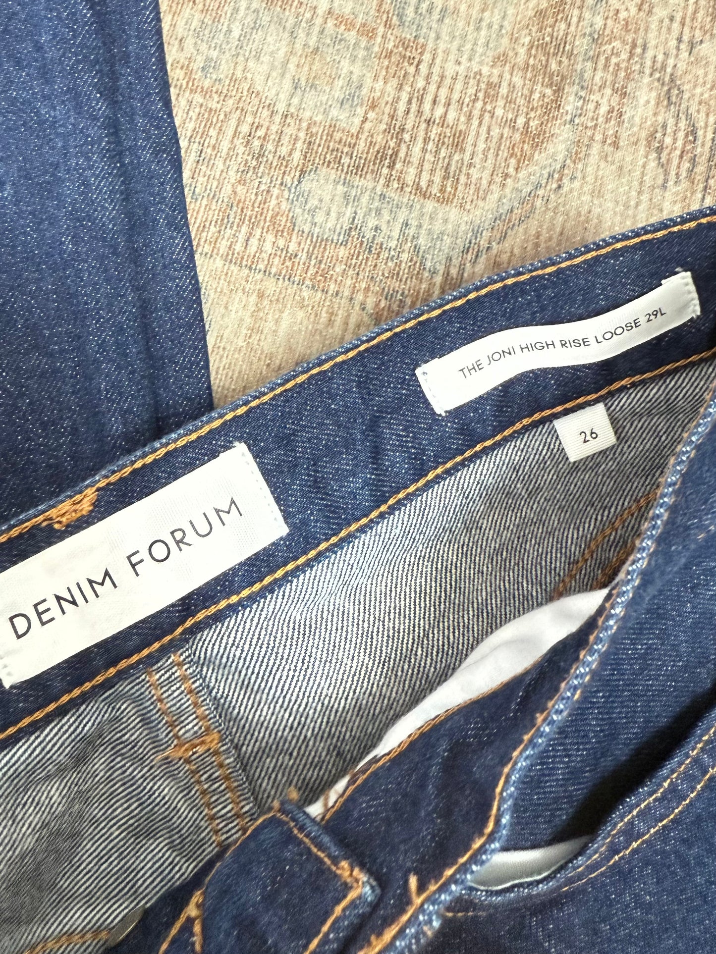 Denim Forum Joni Loose HR Jeans (26x29)