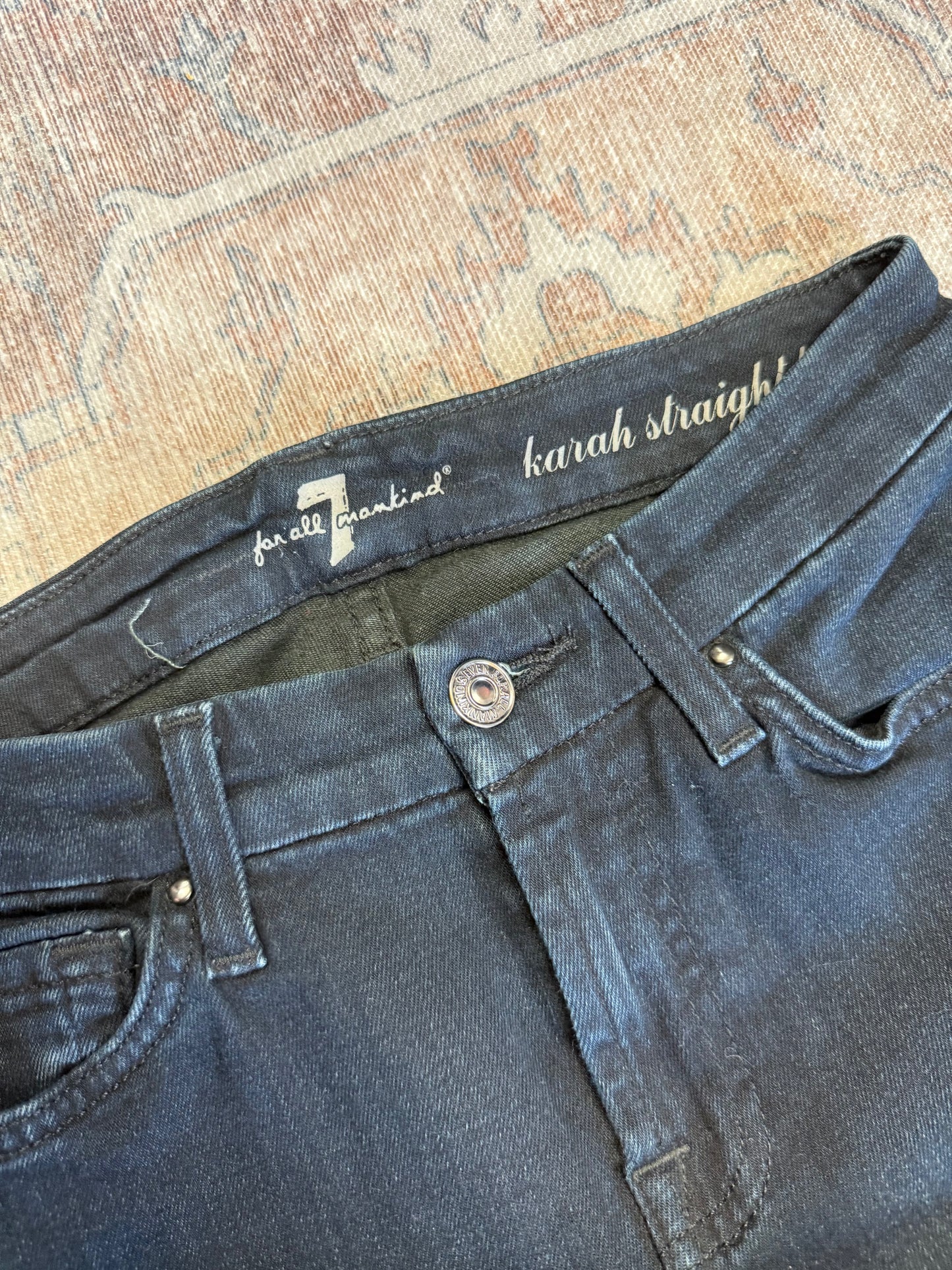 7 for all Mankind Karah Straight MR Jeans (26x30)