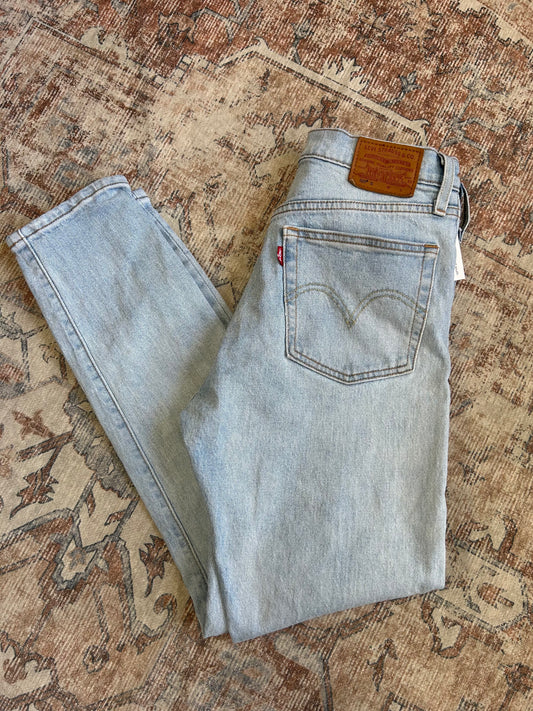 Levi 501 Skinny HR Jeans (26x28)