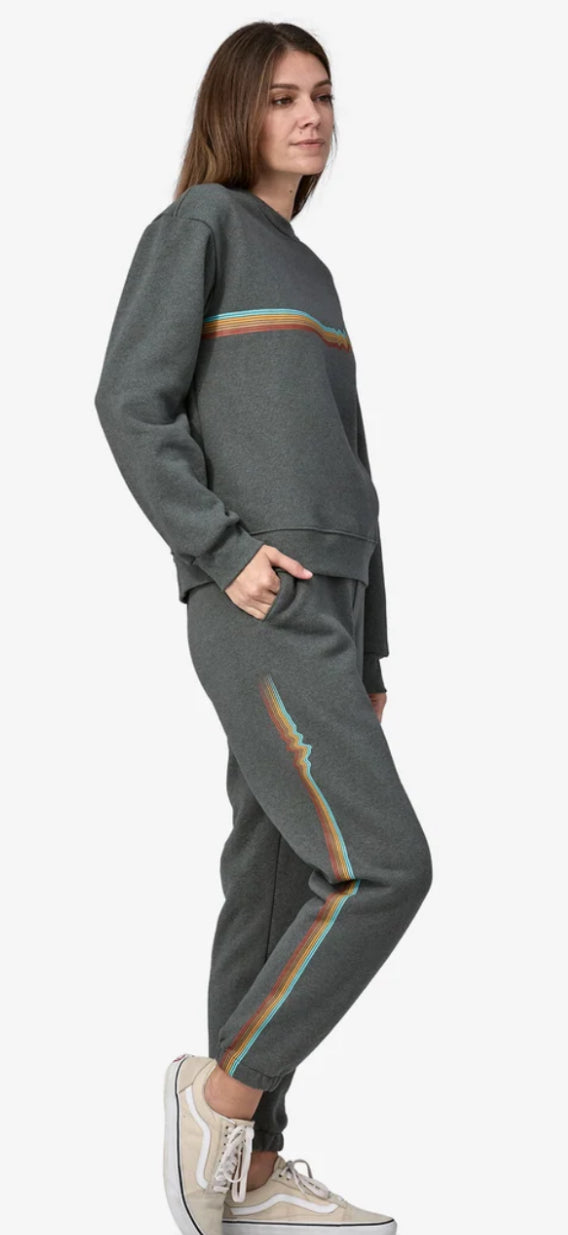 Patagonia Ridge Rise Stripe Uprisal Fleece Sweatpants 28” (L)