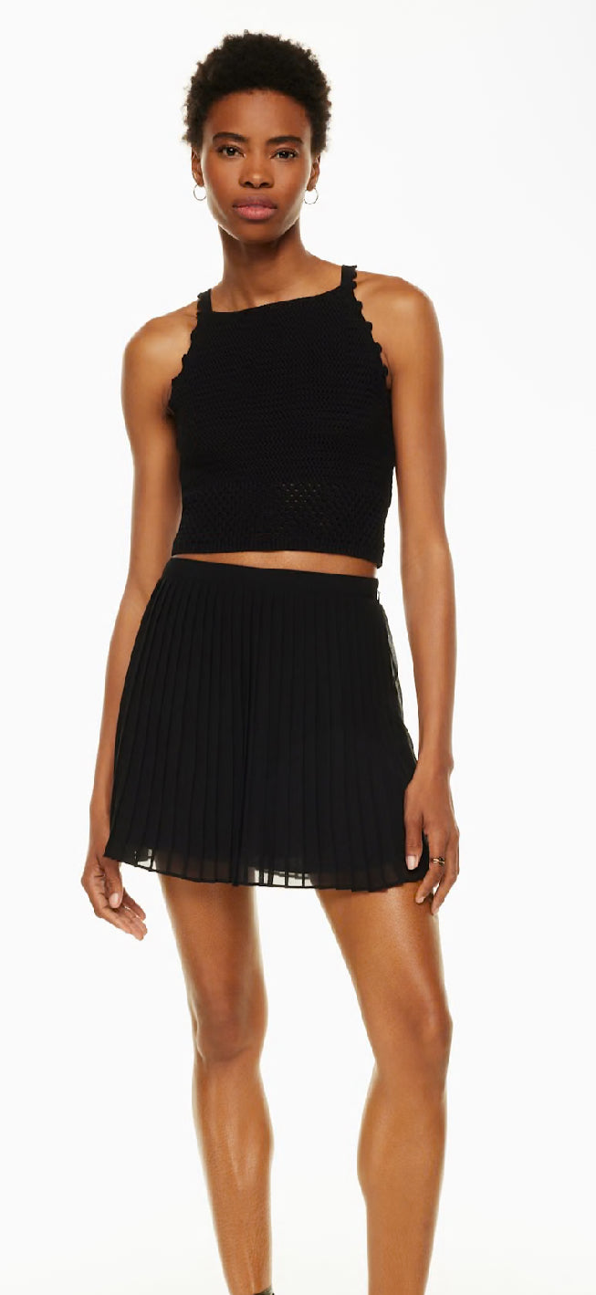 Aritzia Wilfred Twirl Pleated Mini Skirt (M)