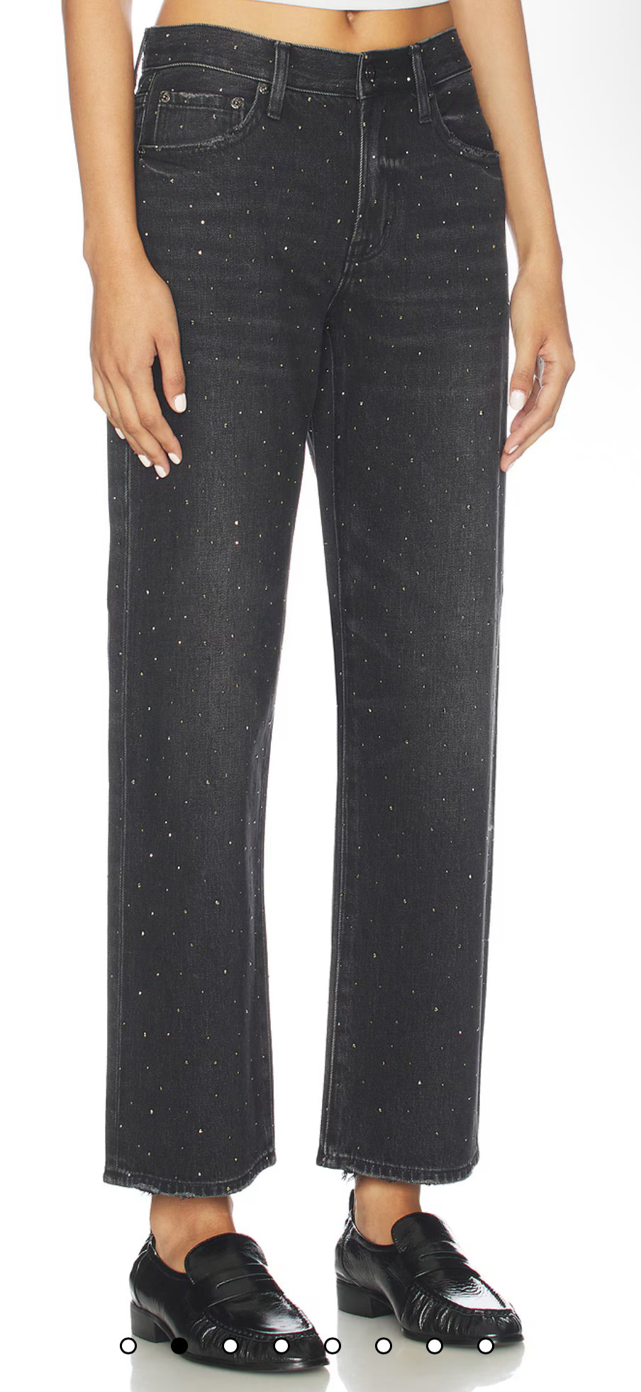Pistola Lexi Bowed Straight MR Jeans (30x28)