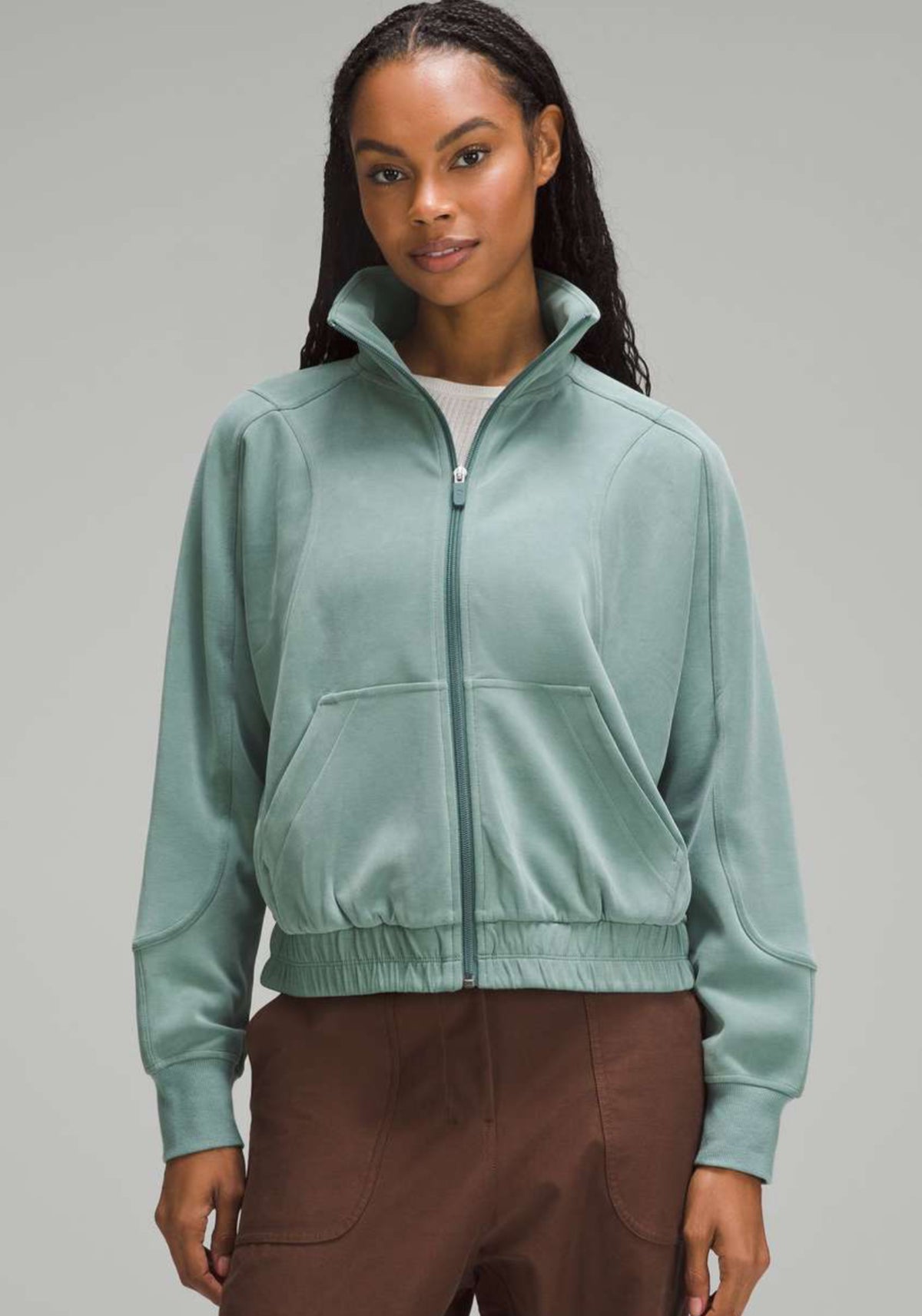 Lululemon Softstreme Funnel Neck Zip Up (4)