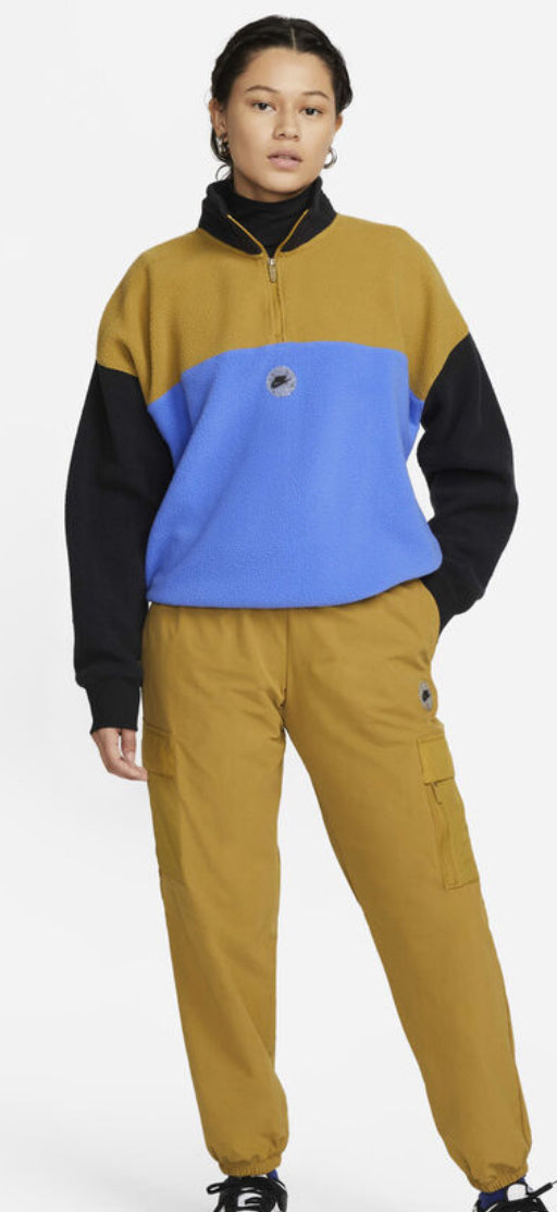 Nike Utility Oversized Half Zip Fleece Pullover (S)