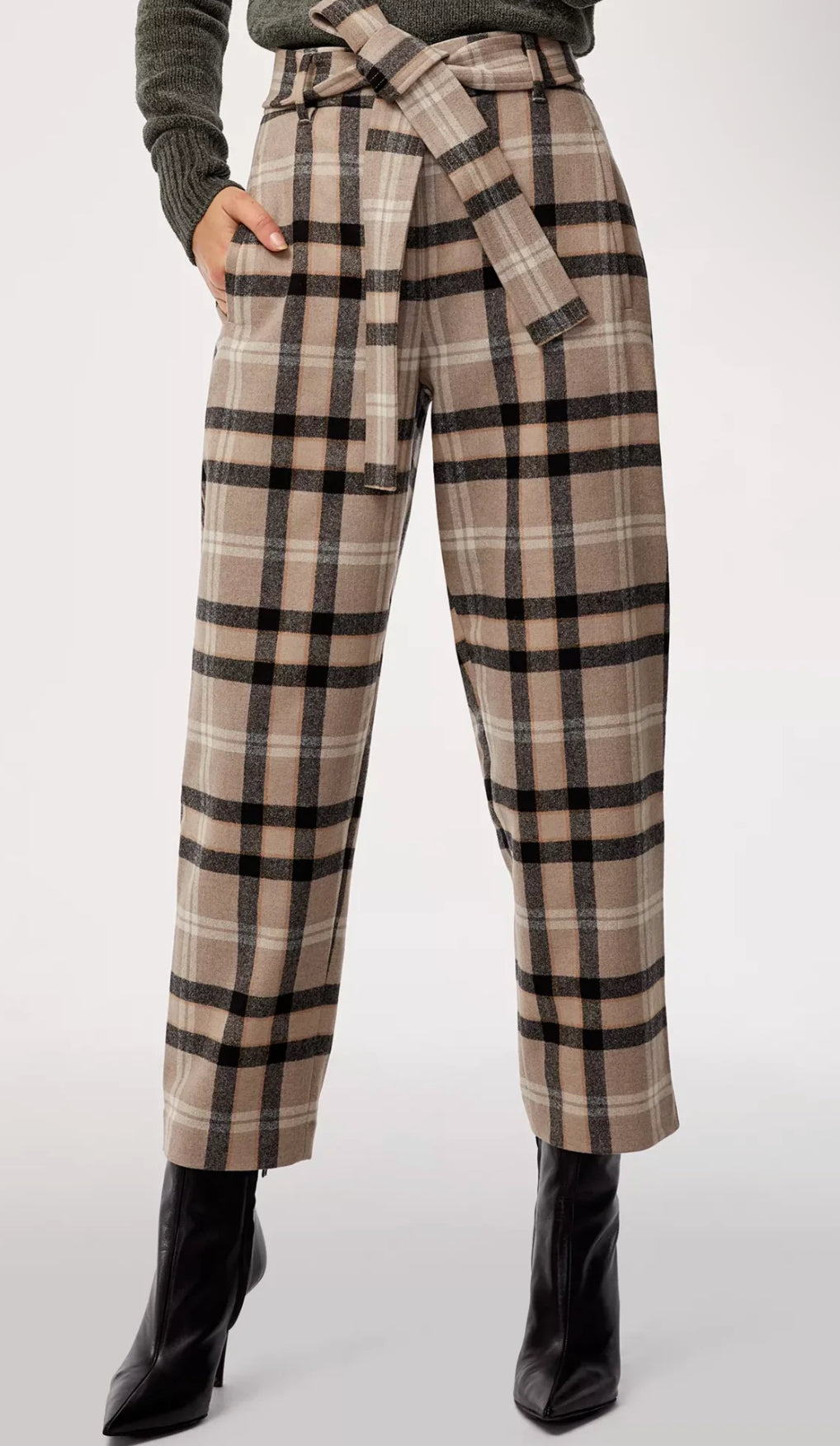 Aritzia Wilfred Tie Front HR Pant 26” (6)