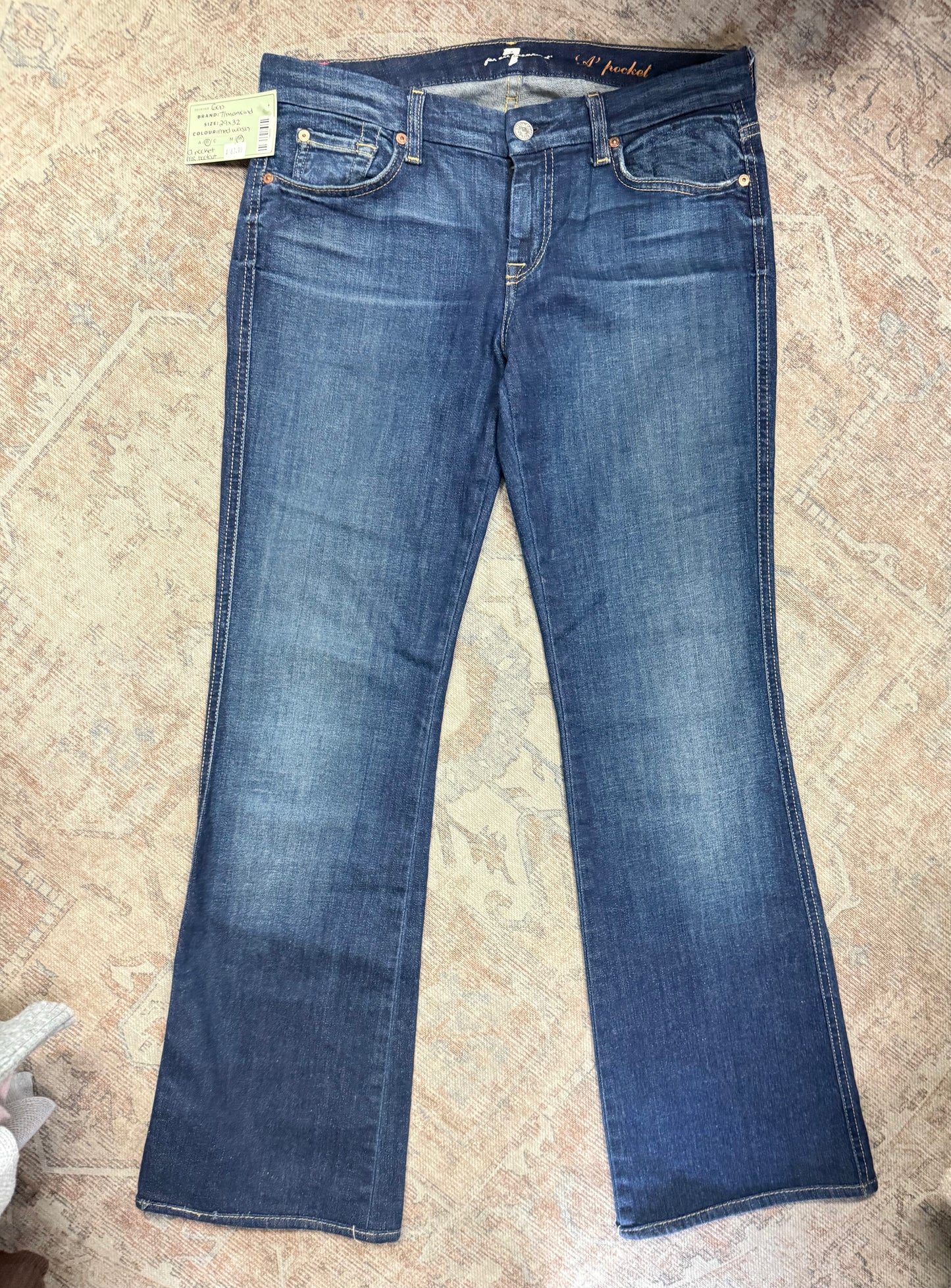 7 For All Mankind A Pocket Bootcut MR Jeans (29x32)