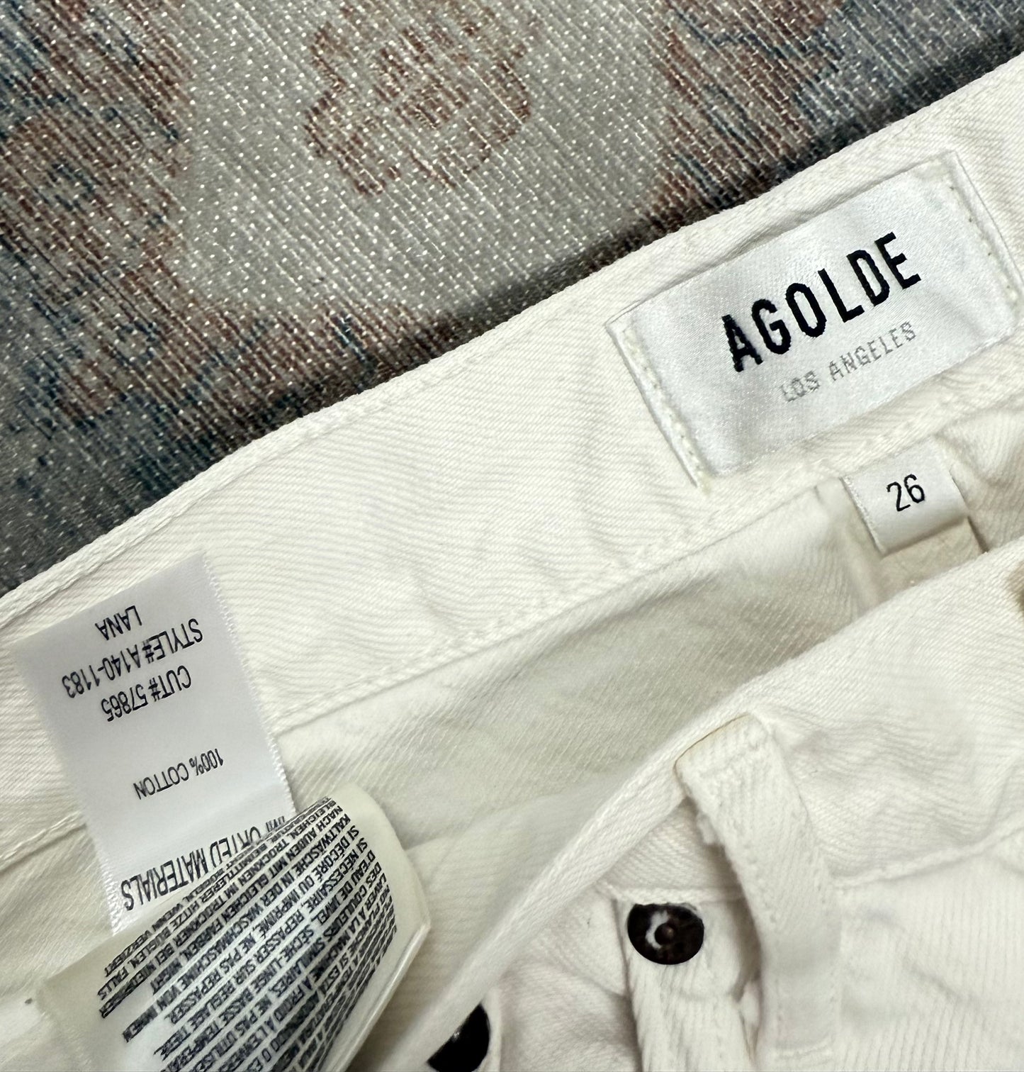 Agolde Lana Straight MR Jeans (26x30)