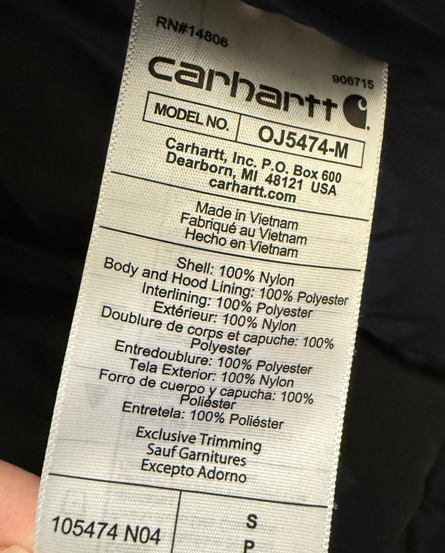 Carhartt Montana Loose Fit Insulated Jacket (S)
