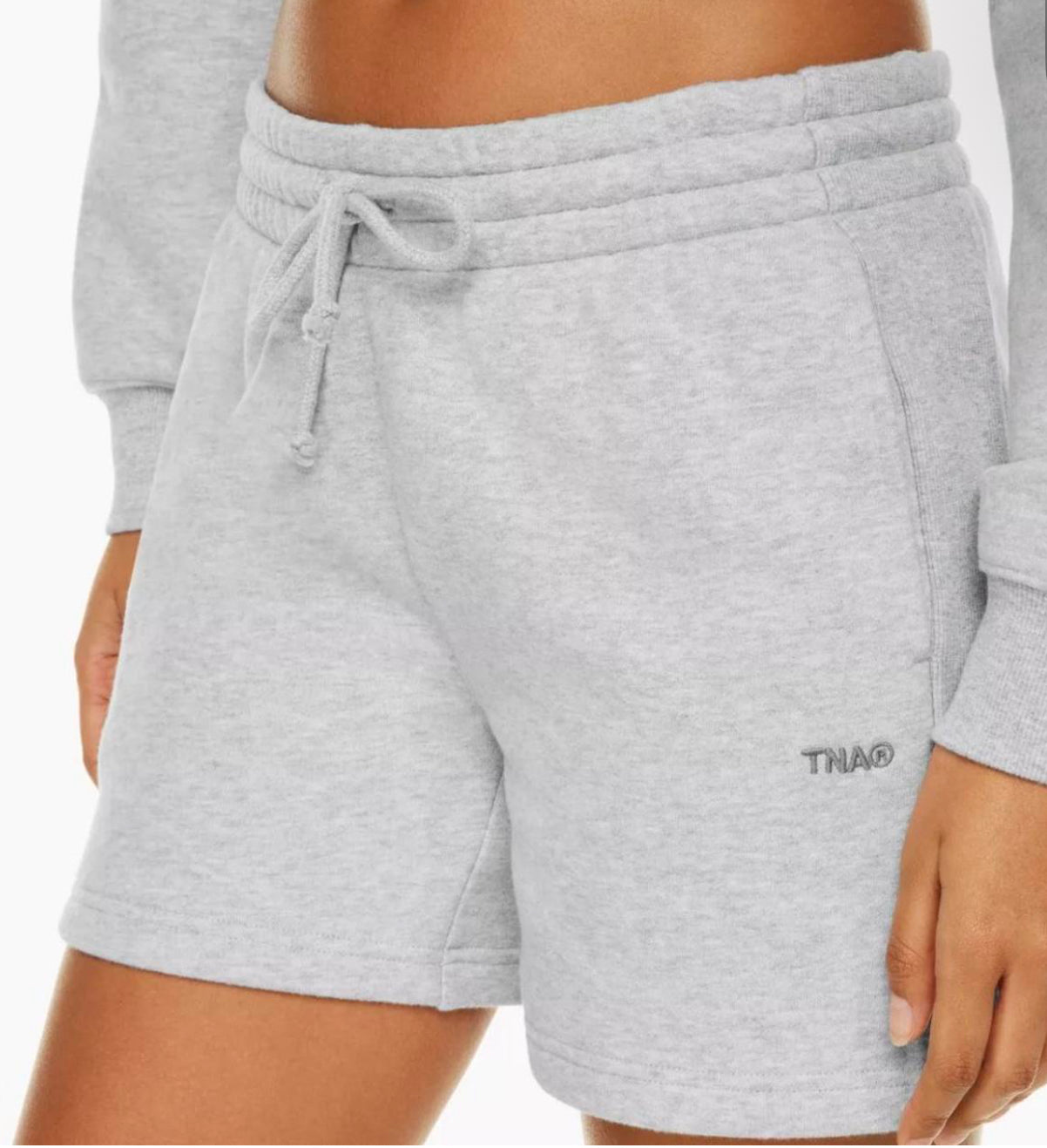 Aritzia TNA Cozyfleece Boyfriend Short 5” (XS)