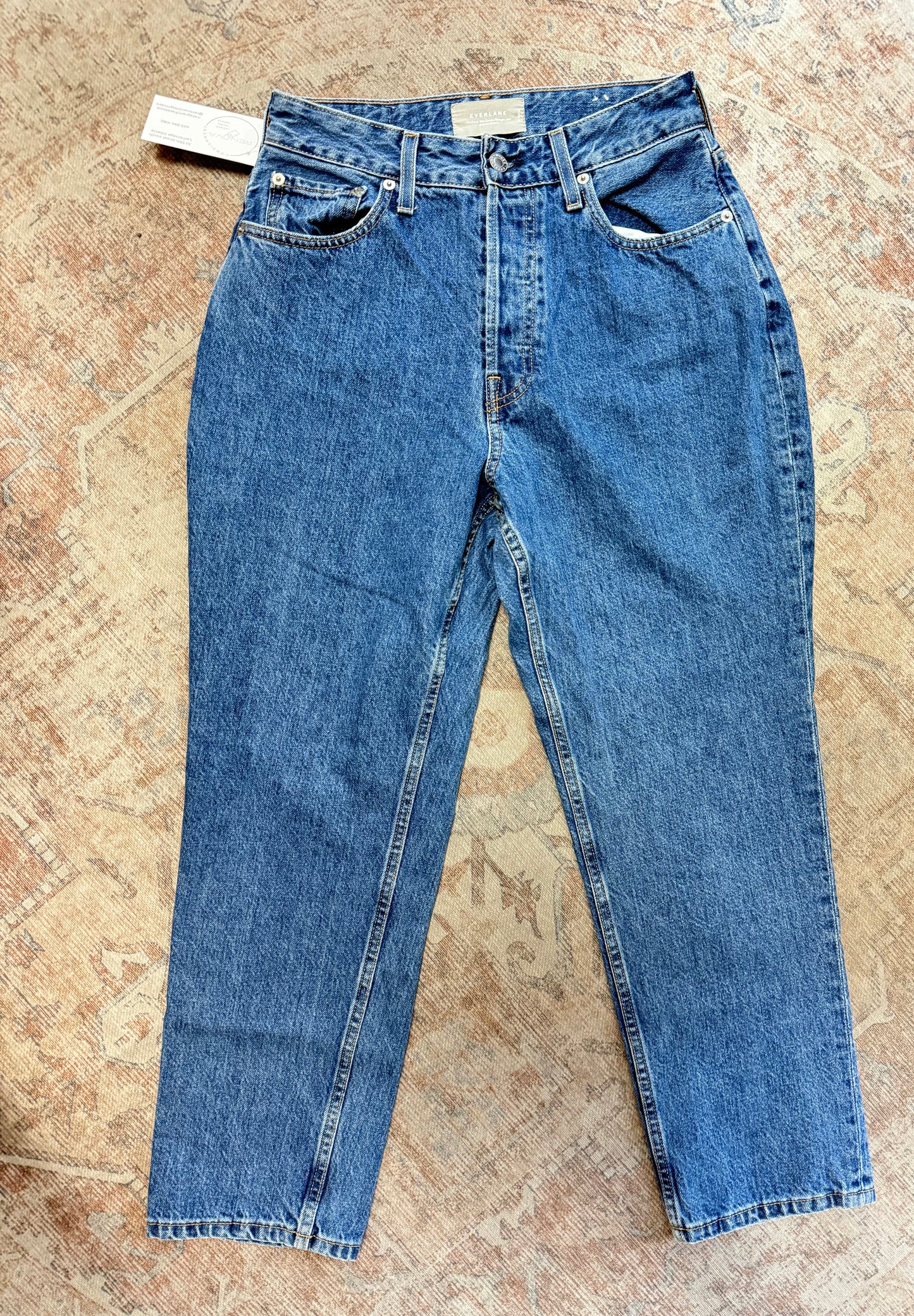 Everlane Cheeky ‘90s Curvy Straight Jeans (29x27)