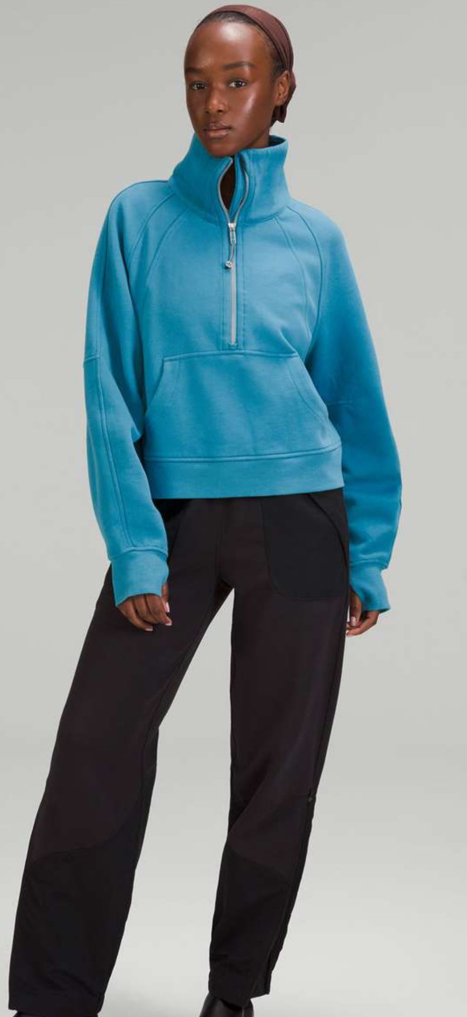 Lululemon Scuba Oversized Half Zip Funnel Hoodie (M/L)