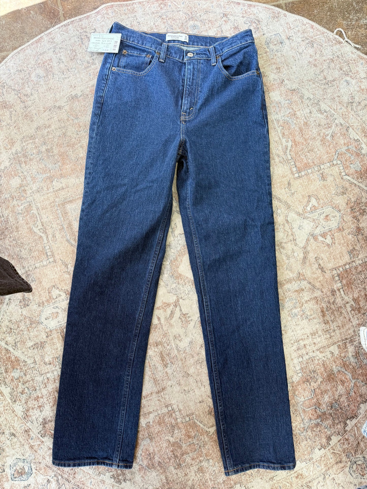 Abercrombie ‘90s Straight Ultra HR Jeans (30x32.5)