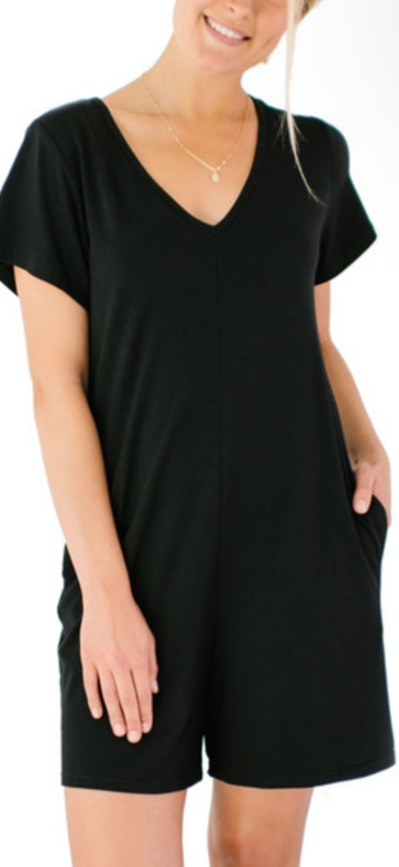 Smash & Tess Sunday Shorty Romper (L)