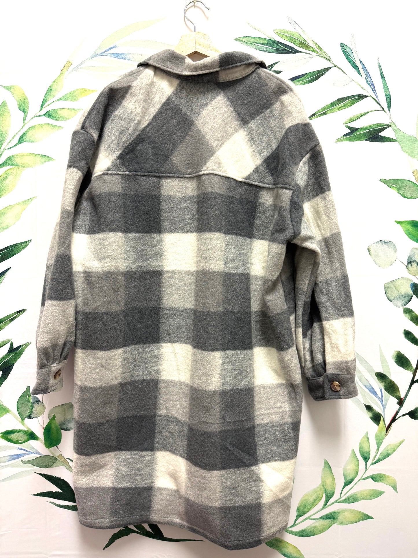 Mexx Long Plaid Shacket (XL)