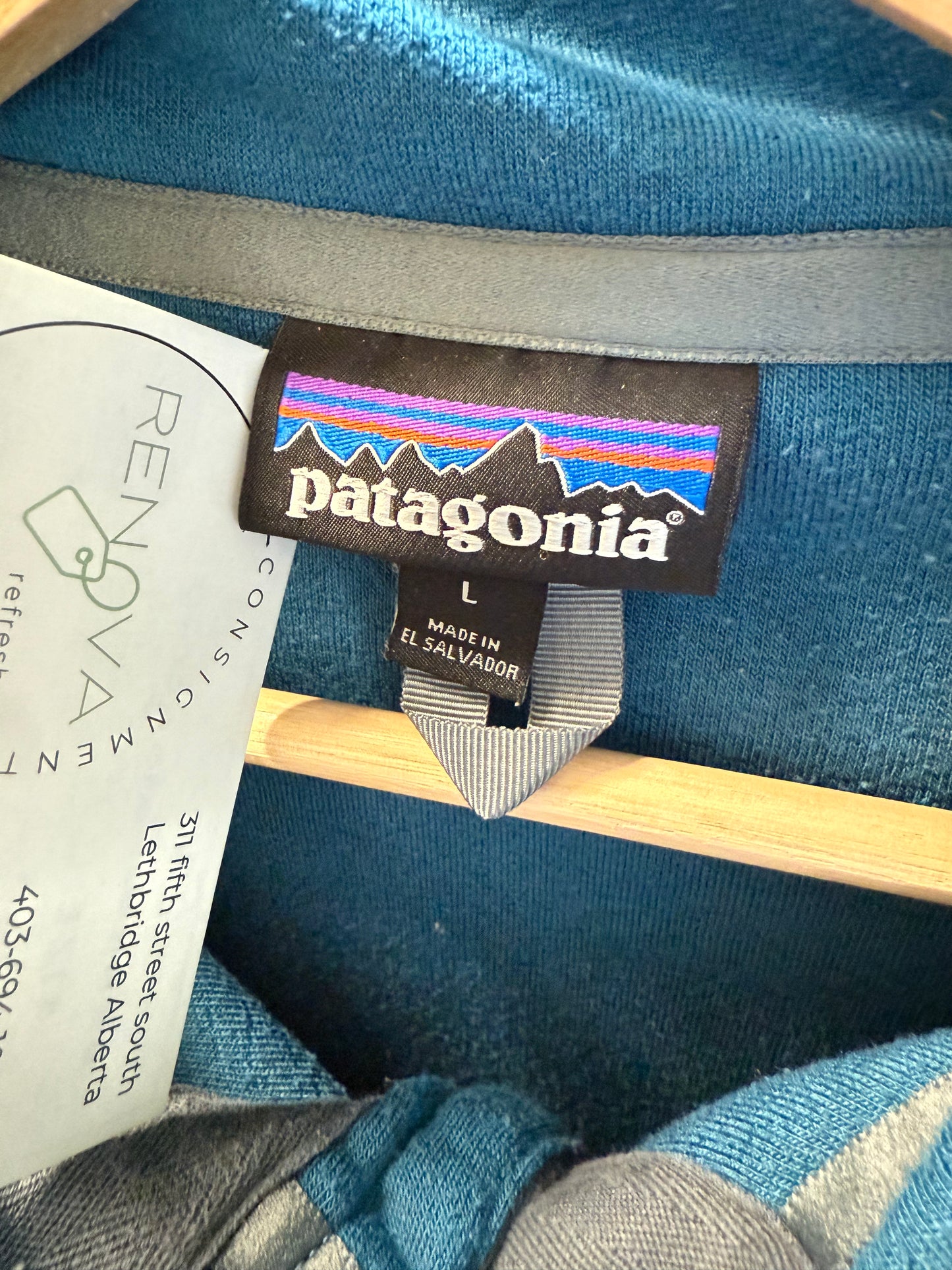 Patagonia Shearling Button Fleece Pullover (L)