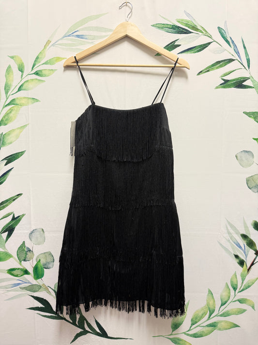 Abercrombie Fringe Mini Dress (S tall)