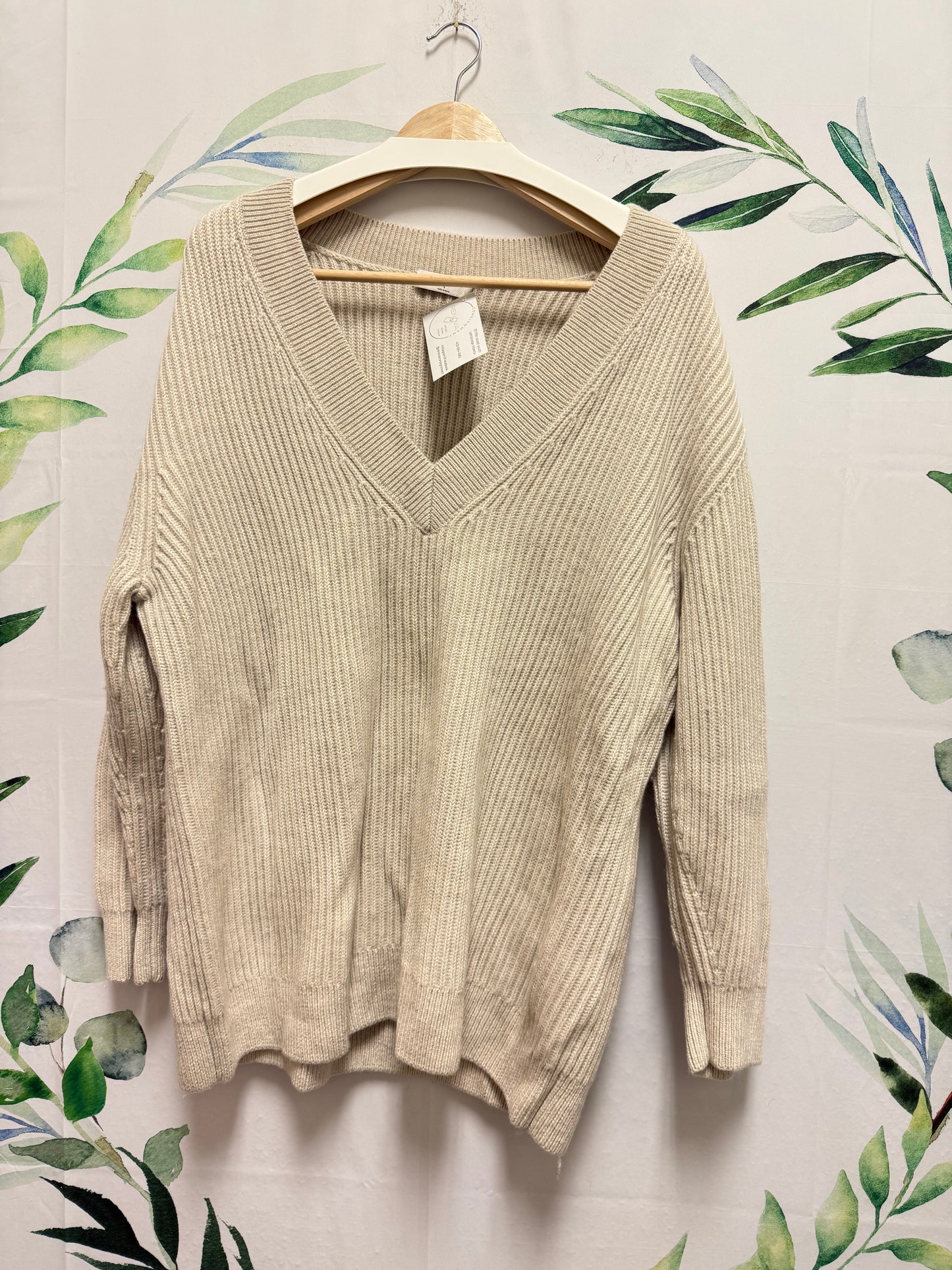Aritzia Babaton Oversized V Sweater (L)
