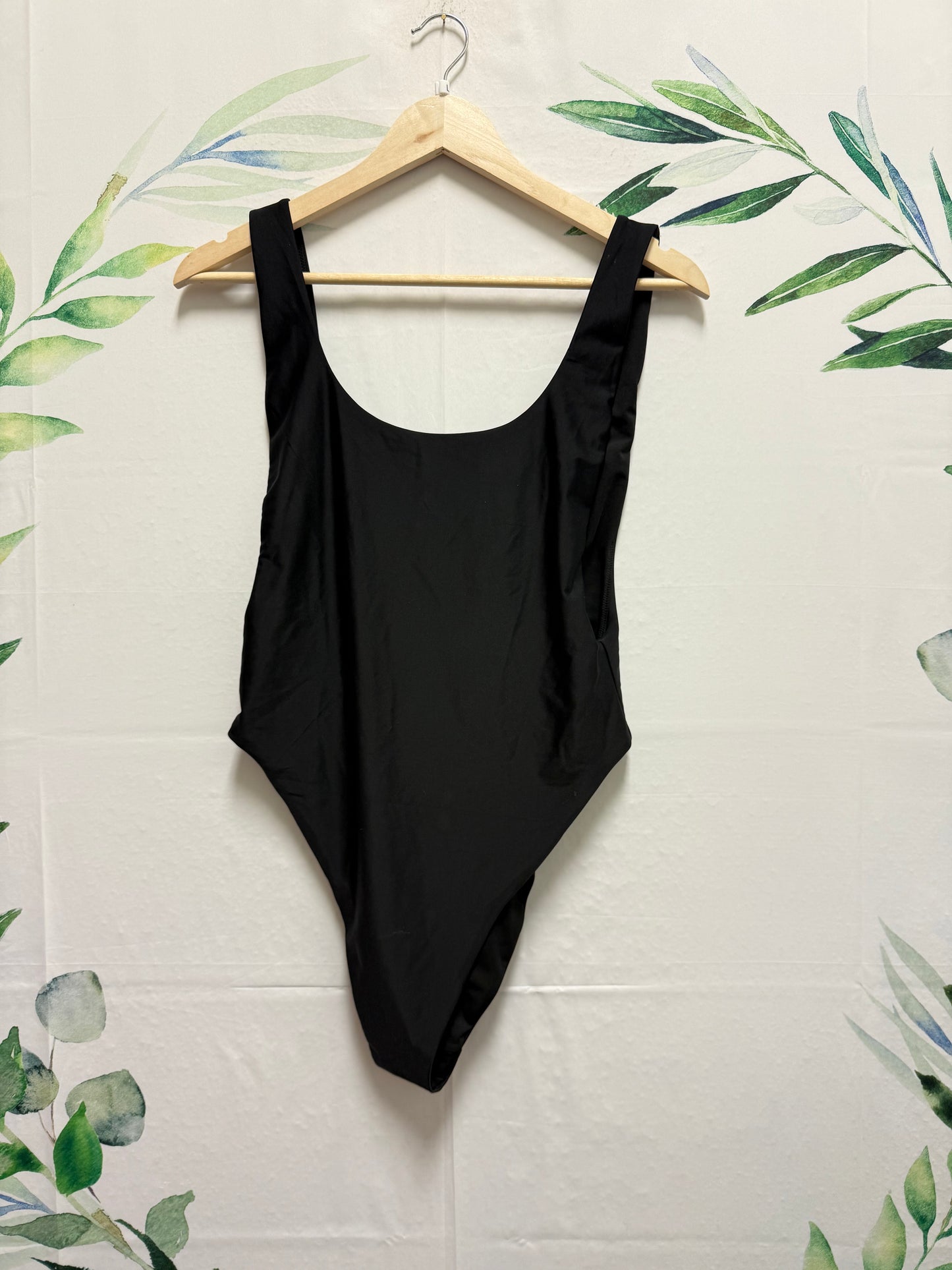 Aerie Low Back One Piece Swimsuit (L Long)