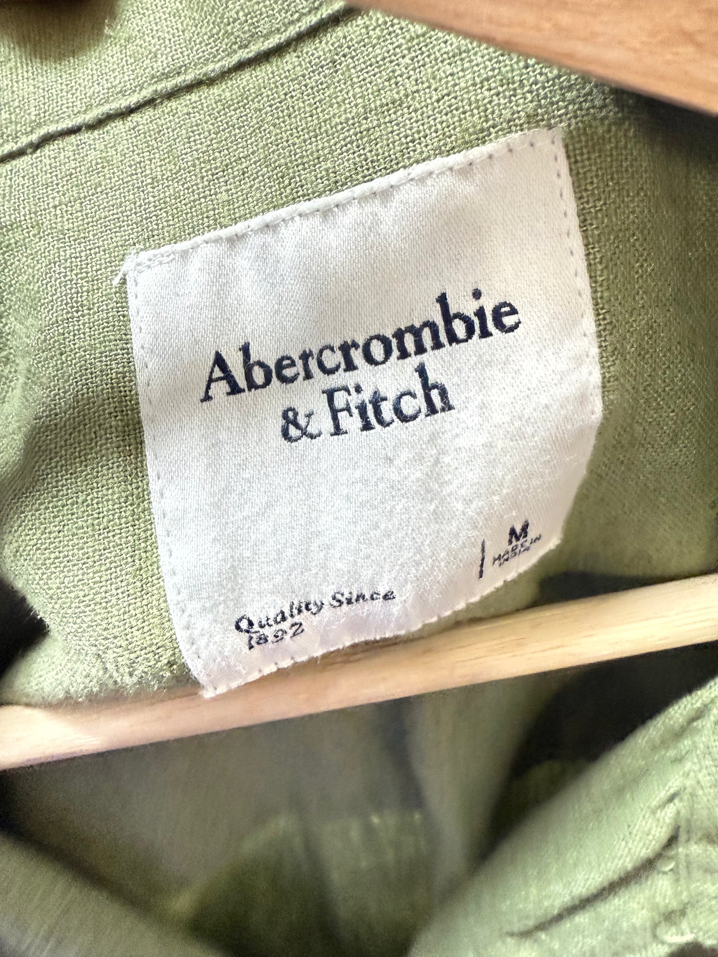 Abercrombie Linen Loose Fit Romper (M)