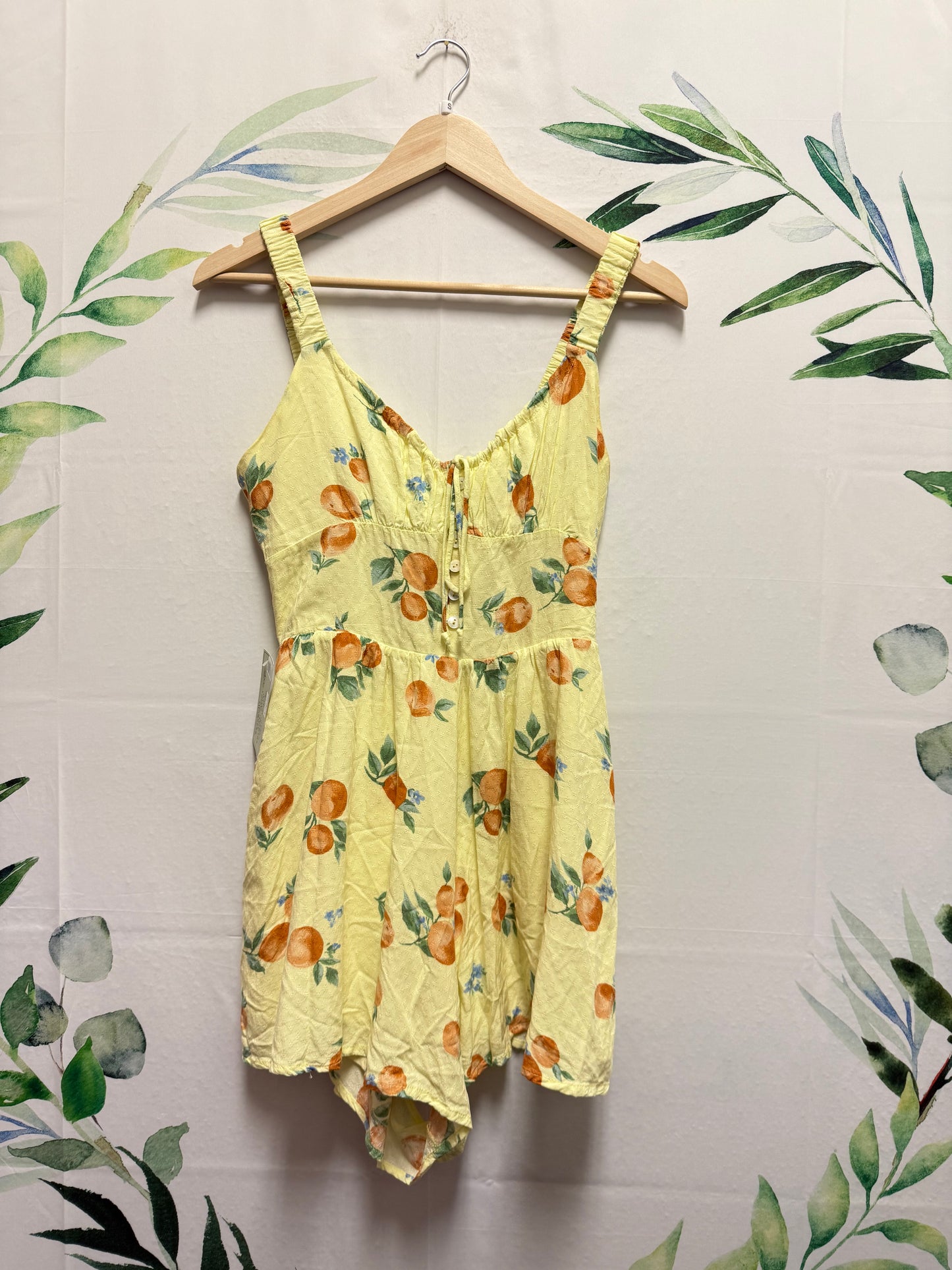 Sadie & Sage Tie Mini Romper (S)