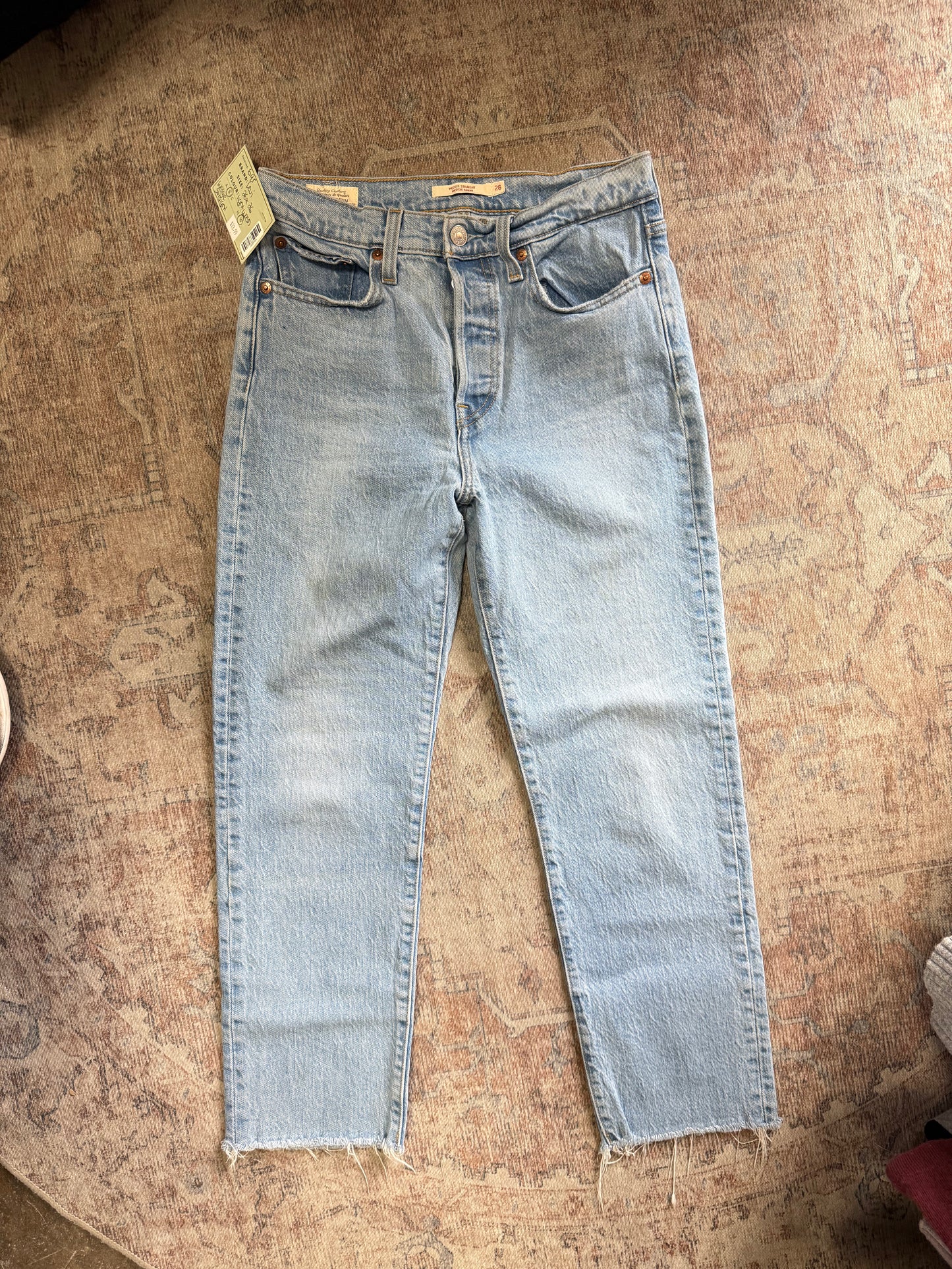 Levi’s Wedgie Straight HR Jeans (26x26)