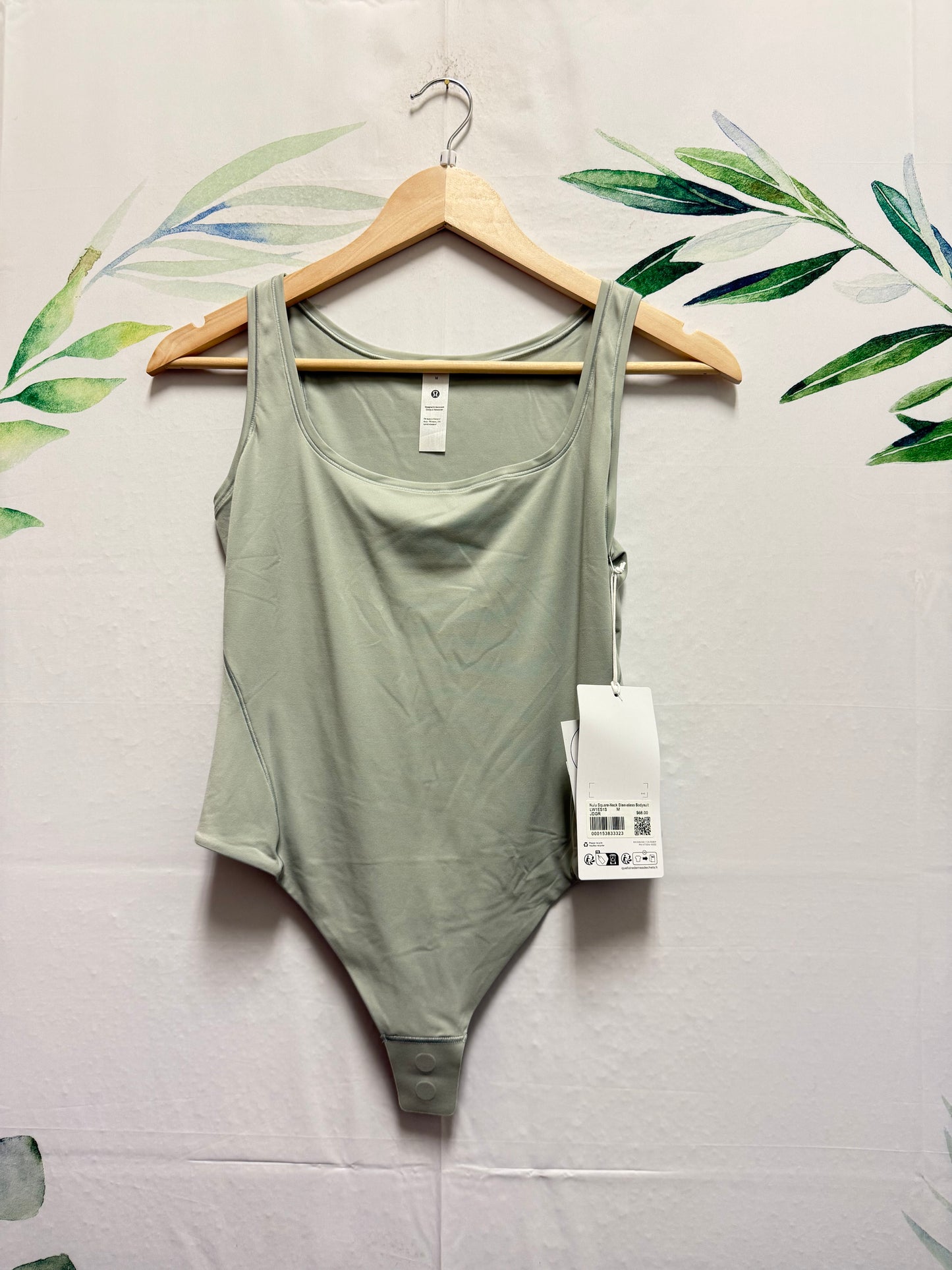 Lululemon Wundermost Squareneck Bodysuit (M)