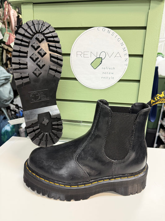 Doc Martens 2976 Quad Platform Chelsea Boots (Womens 10)