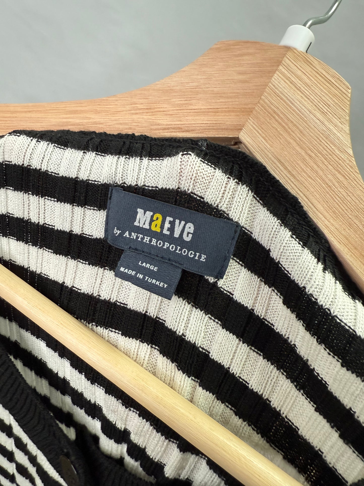 Anthropologie Maeve Sheer Cardigan Sweater (L)