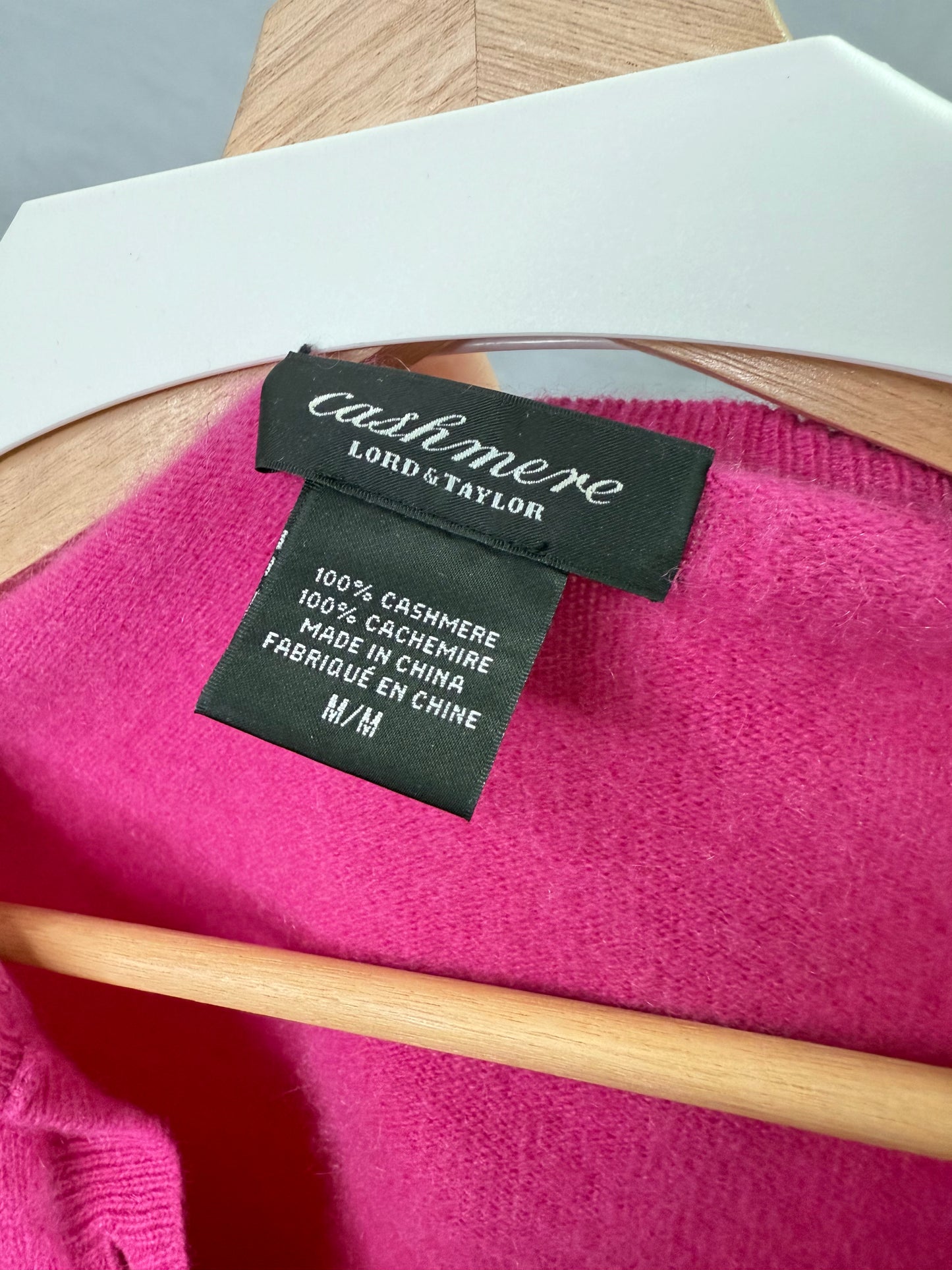 Lord & Taylor Cashmere Cardigan (M)