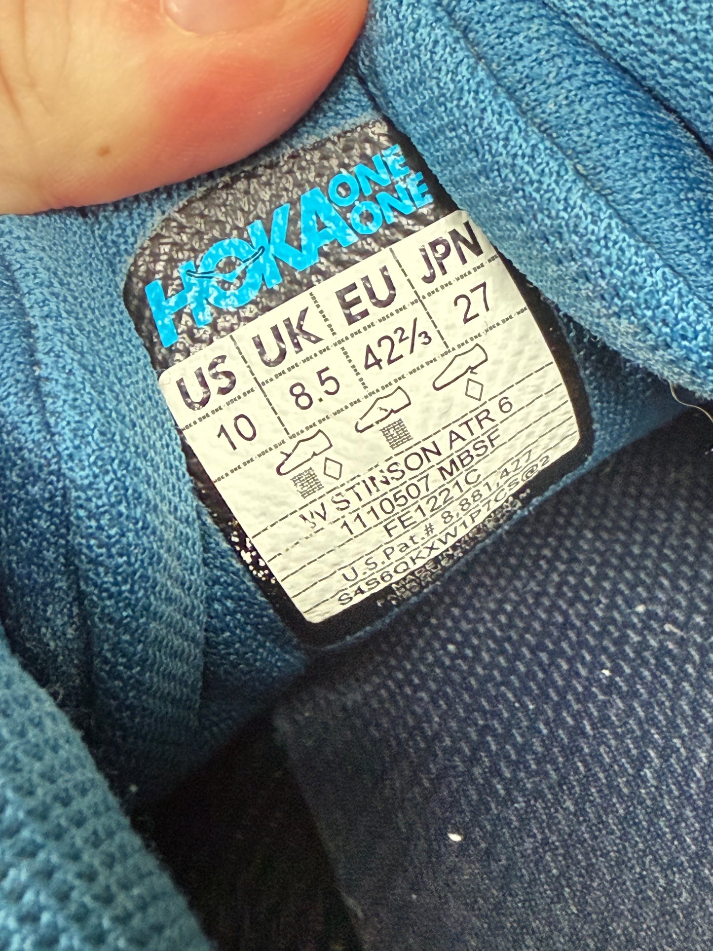 Hoka Stinson ATR 6  Runners (Womens 10)