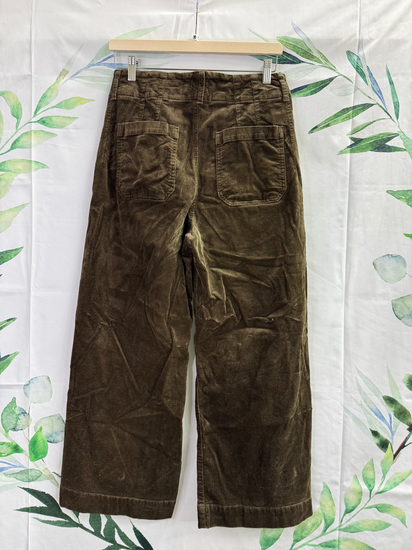 Anthropologie Maeve The Colette Corduroy Crop Pant 26” (30)