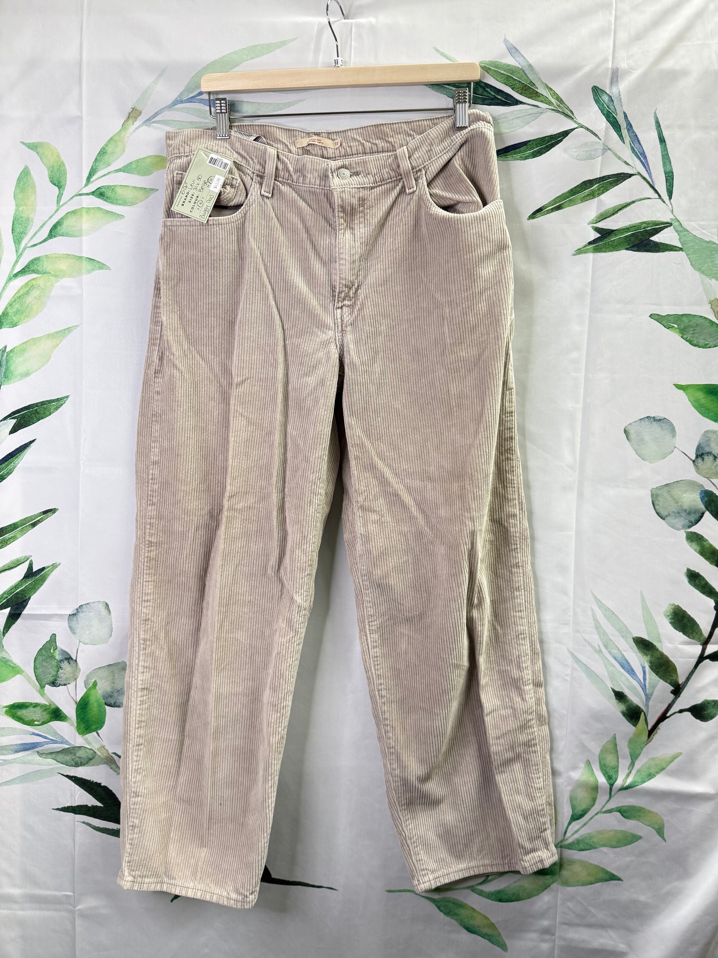 Levi’s Baggy Dad MR Corduroy Pant (31x30)