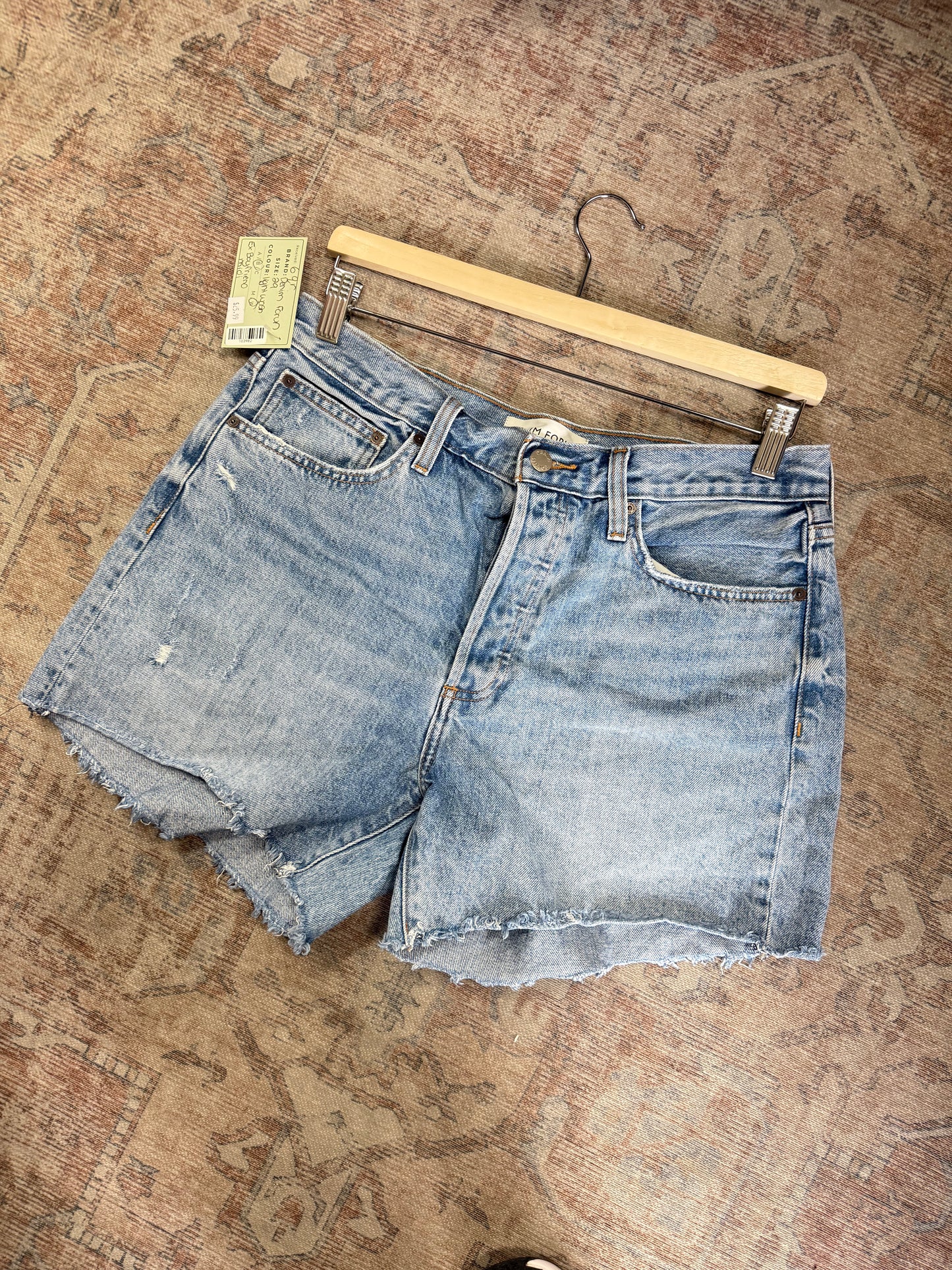 Denim Forum Ex Boyfriend Midi Shorts (29)