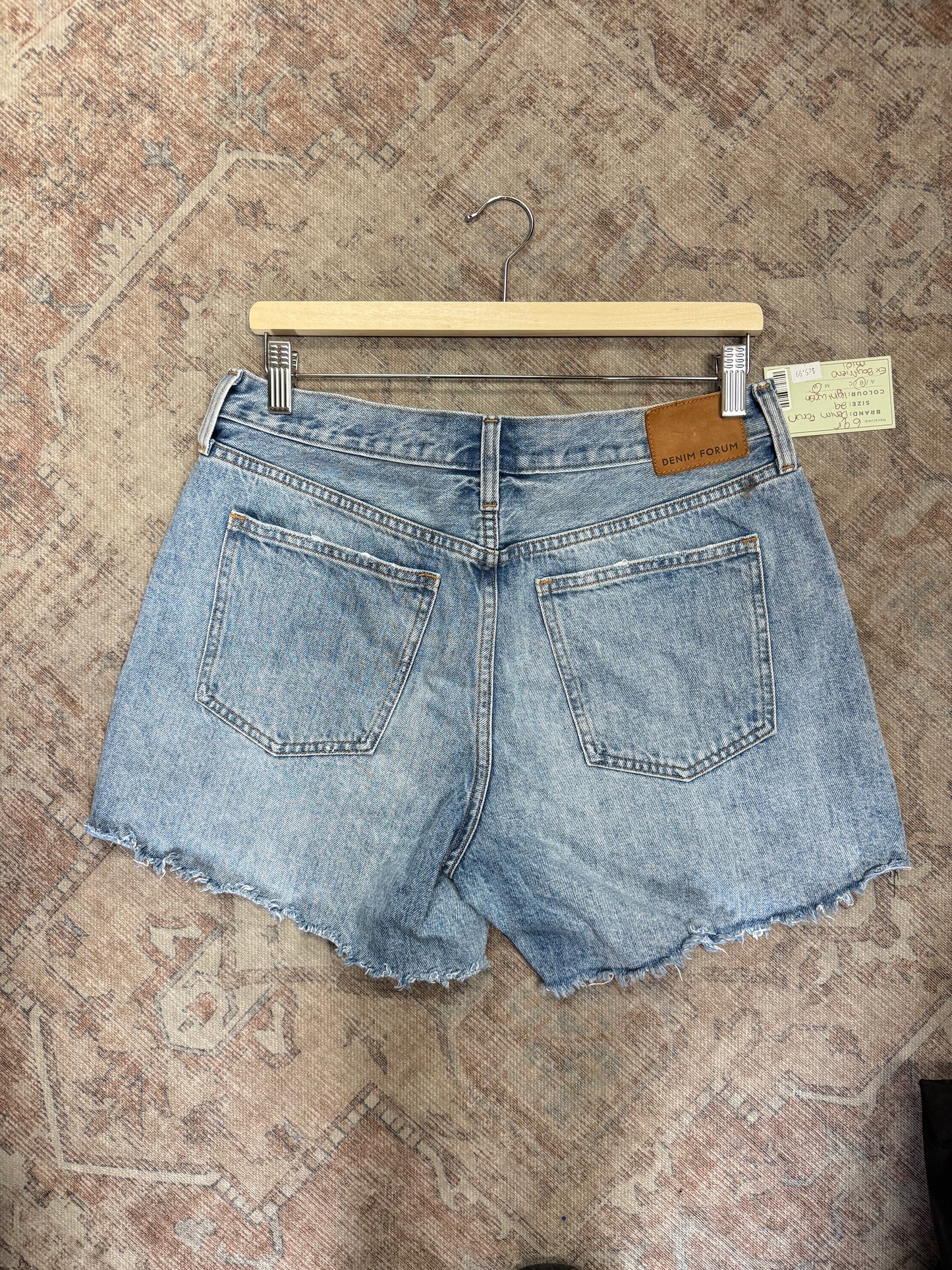Denim Forum Ex Boyfriend Midi Shorts (29)