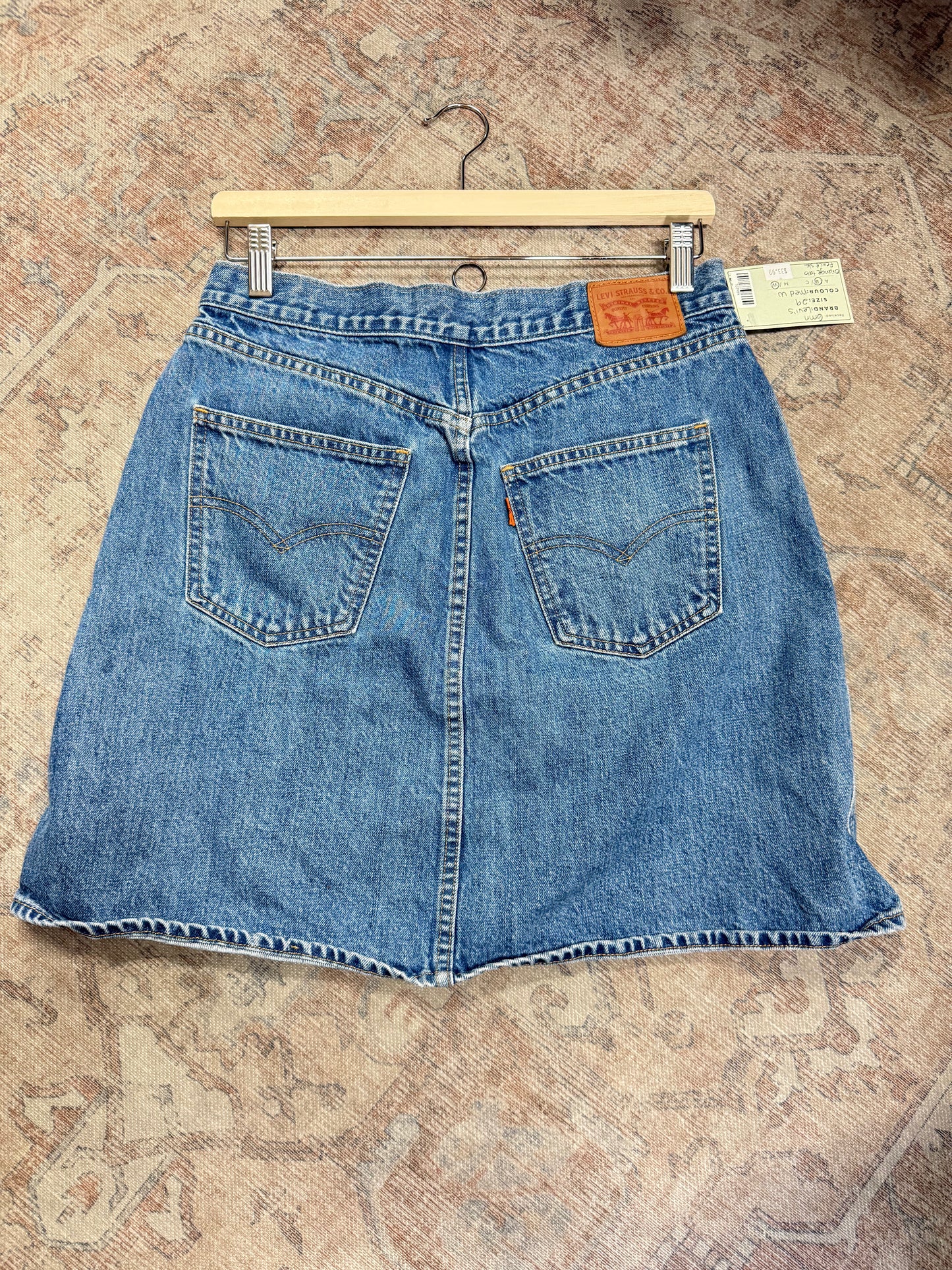 Levi’s Orange Tab Fence Skirt (29)