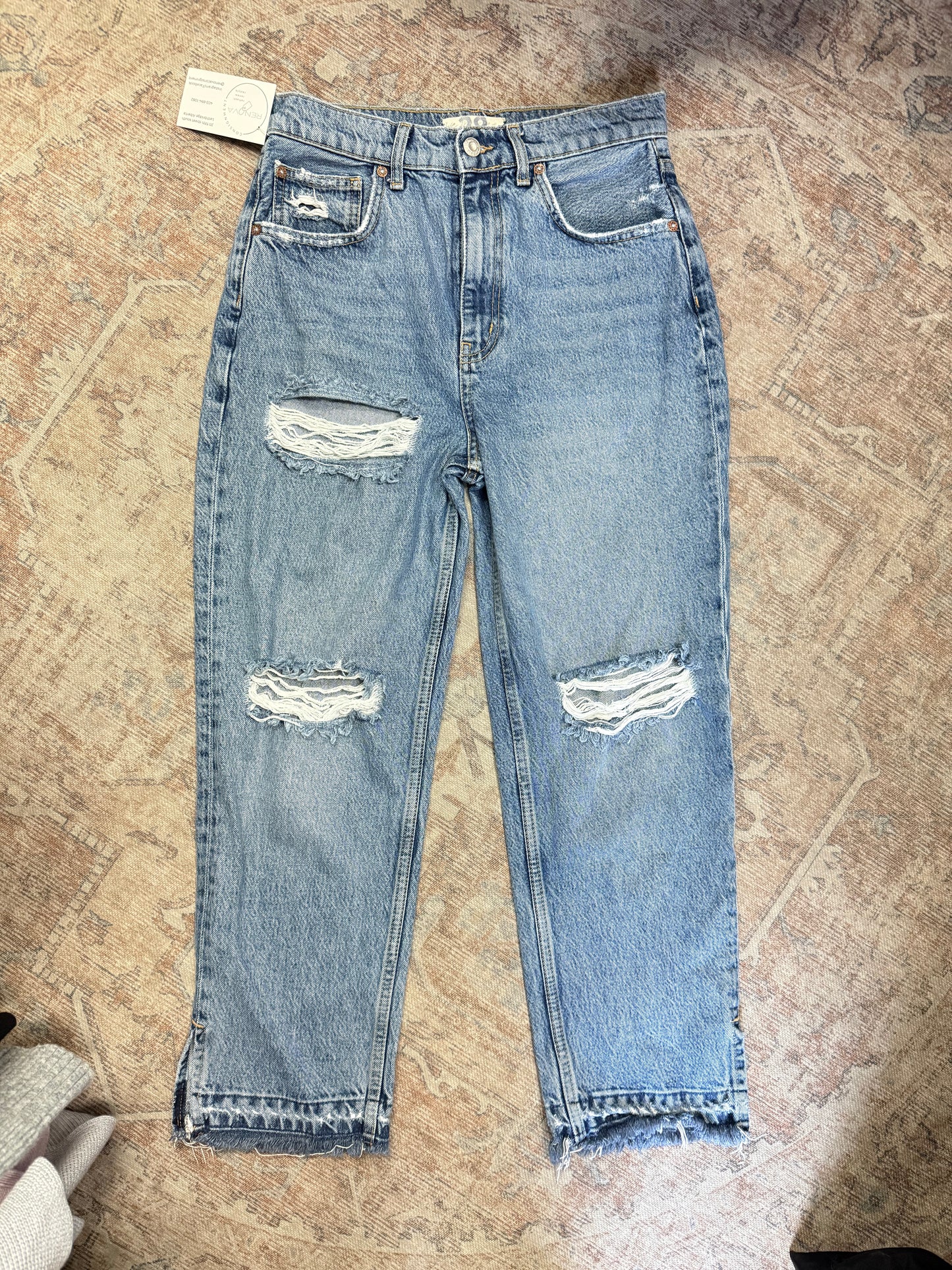 Free People Lita Straight HR Jeans (28x26)