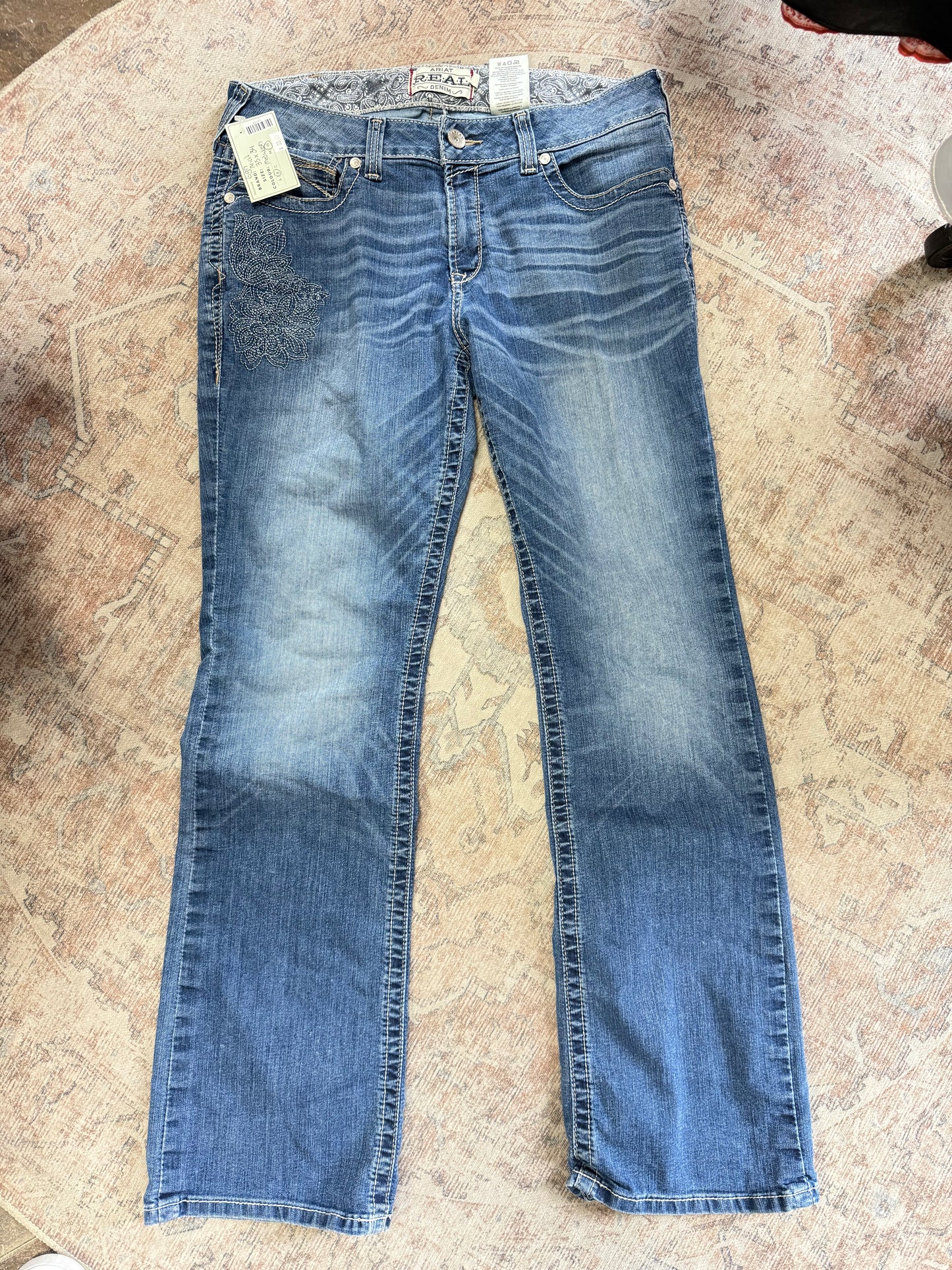 Ariat REAL Straight MR Jeans (33x34)