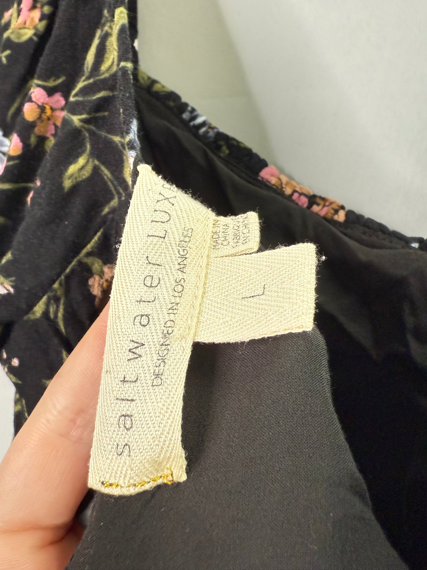 Saltwater Luxe Mini Dress (L)