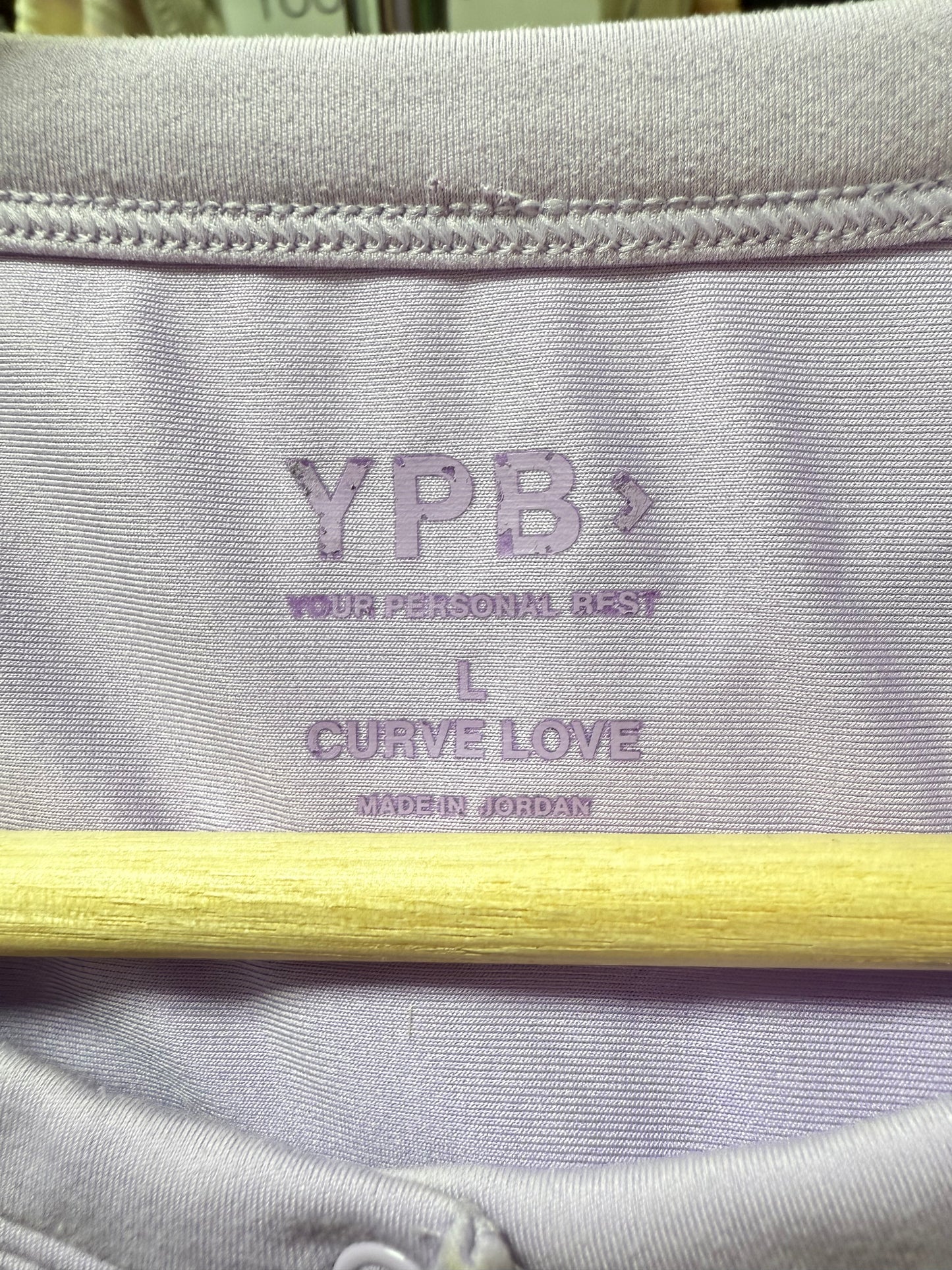 Abercrombie YPB Plunge Henley Crop Tank (L)