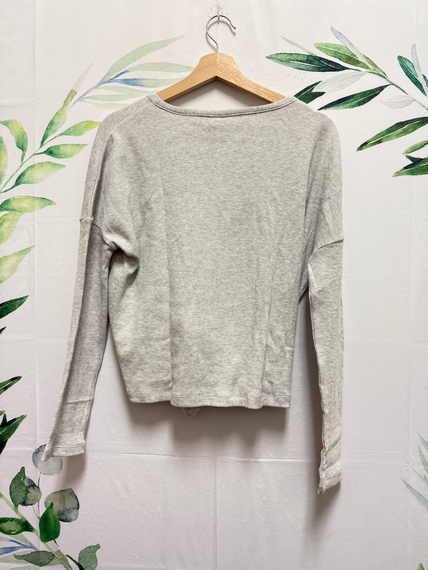 TenTree Treewaffle Tie Front Longsleeve (S)