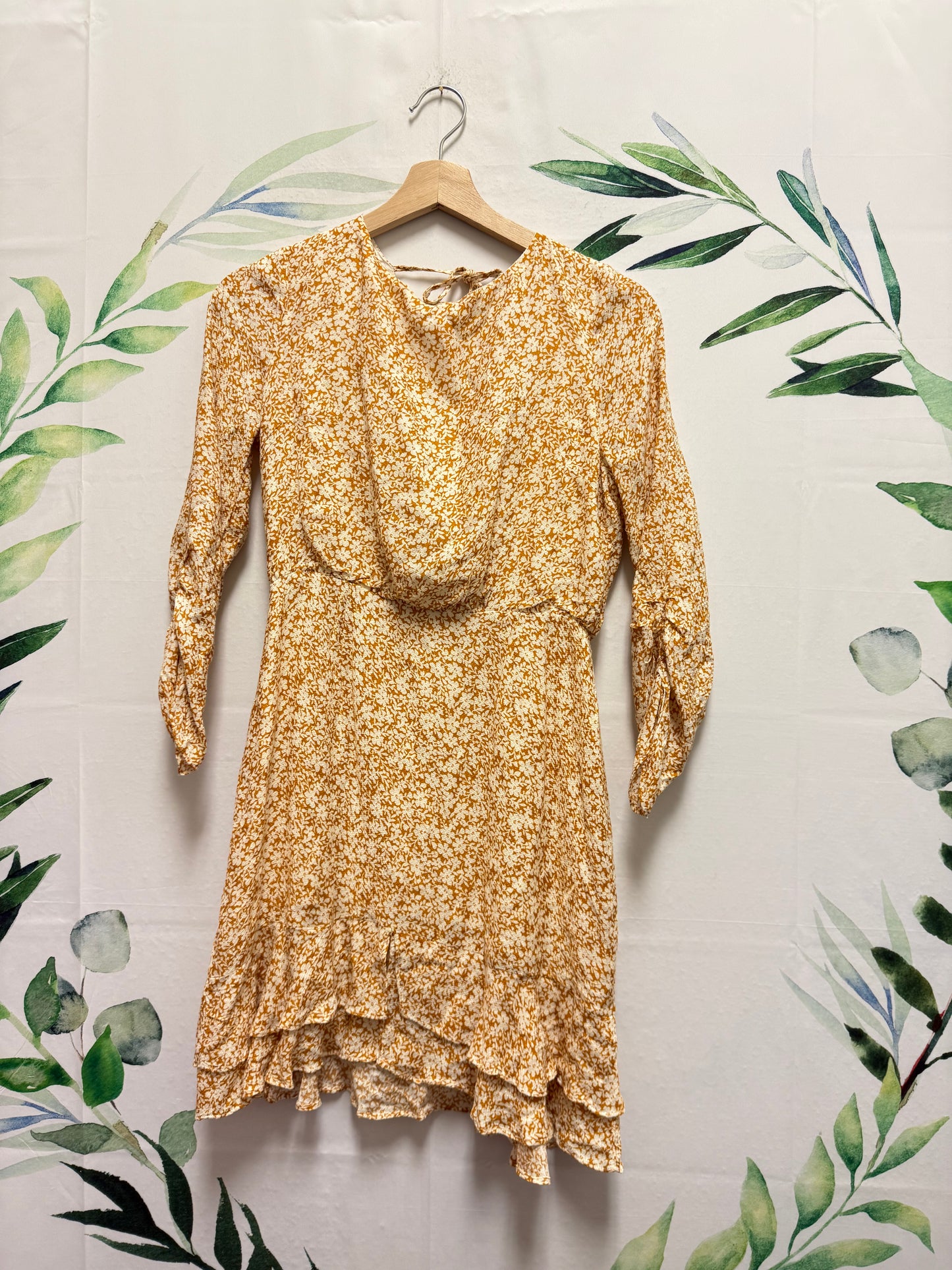 Sage Wild Honey Mini Dress (S)